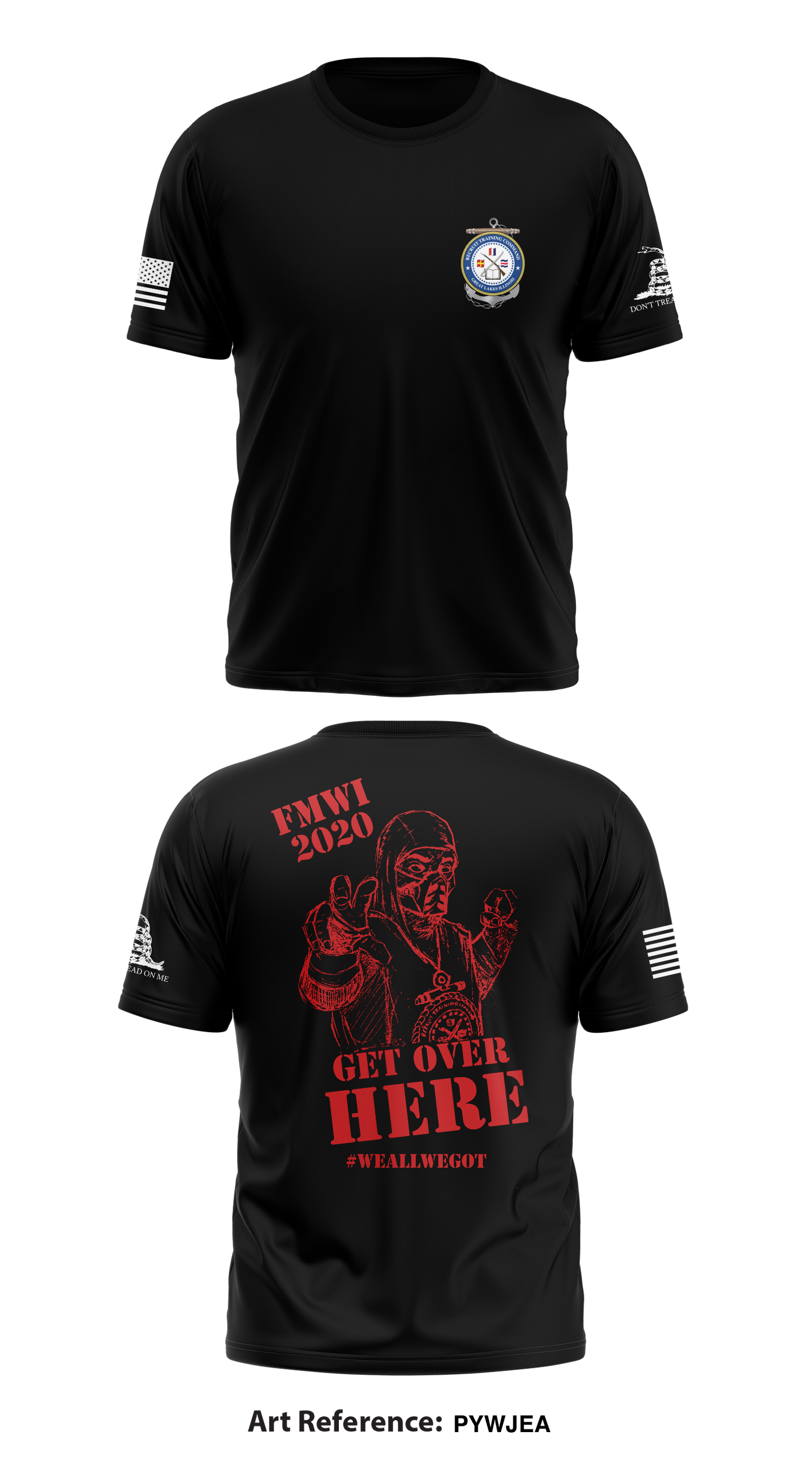 RTC (Recruit Training Command) Store 1 Core Men's SS Performance Tee - pywjea
