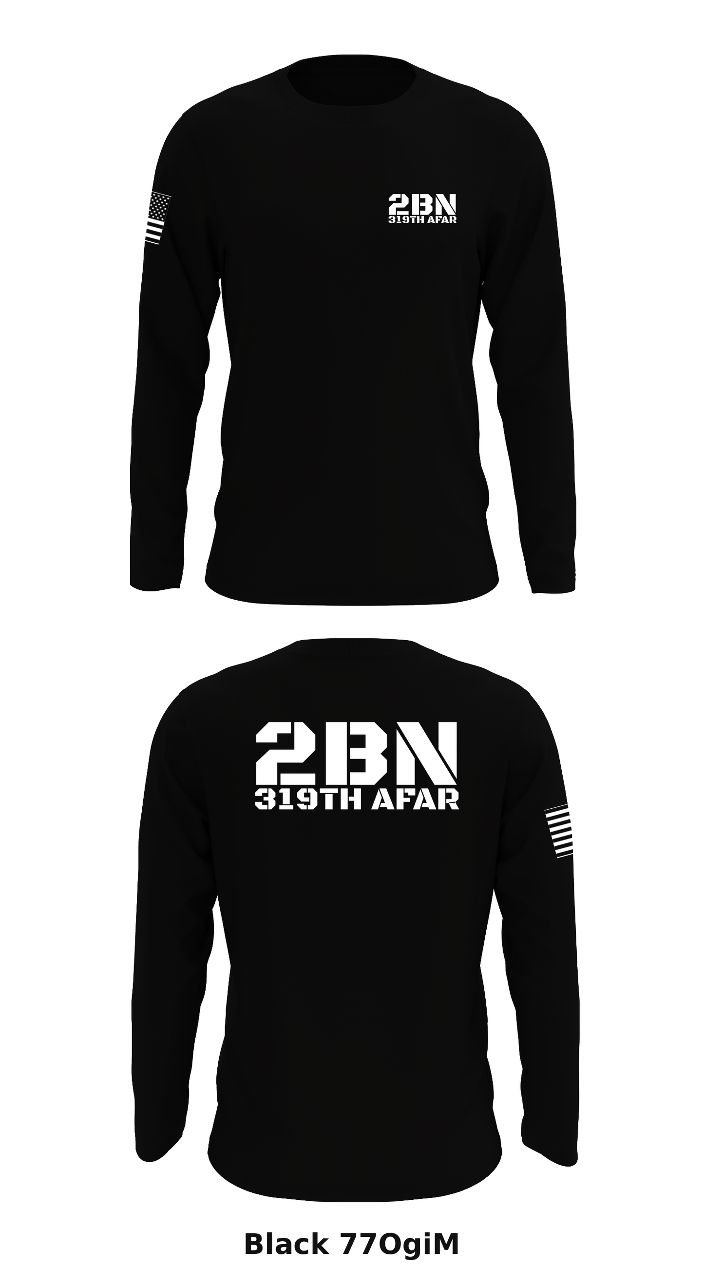 2BN 319th afar Store 1 Core Men's LS Performance Tee - 77OgiM