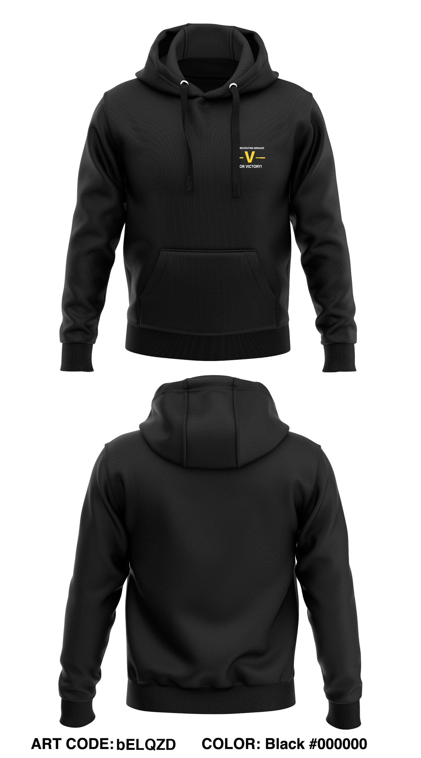 1st Recruiting Brigade Store 1 Core Men's Hooded Performance Sweatshirt - bELQZD