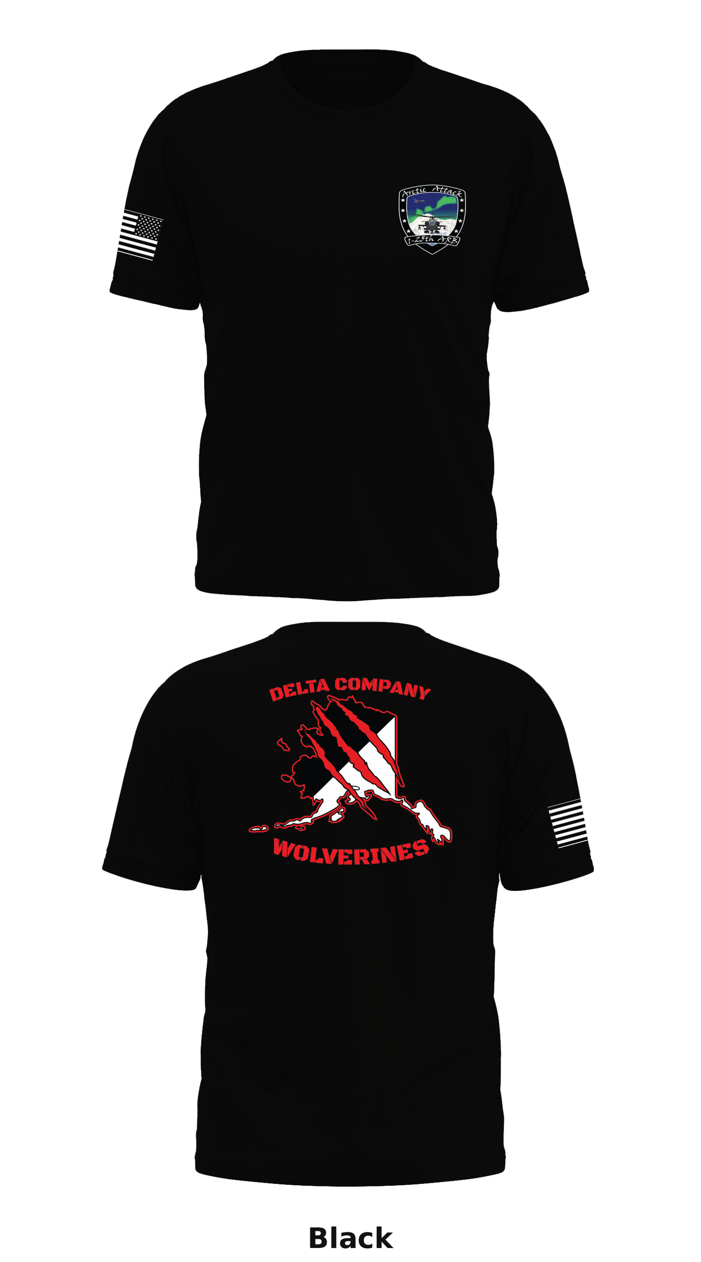 Delta Company, 1-25th Attack Battalion Store 1 Core Men's SS Performance Tee - 84783436889