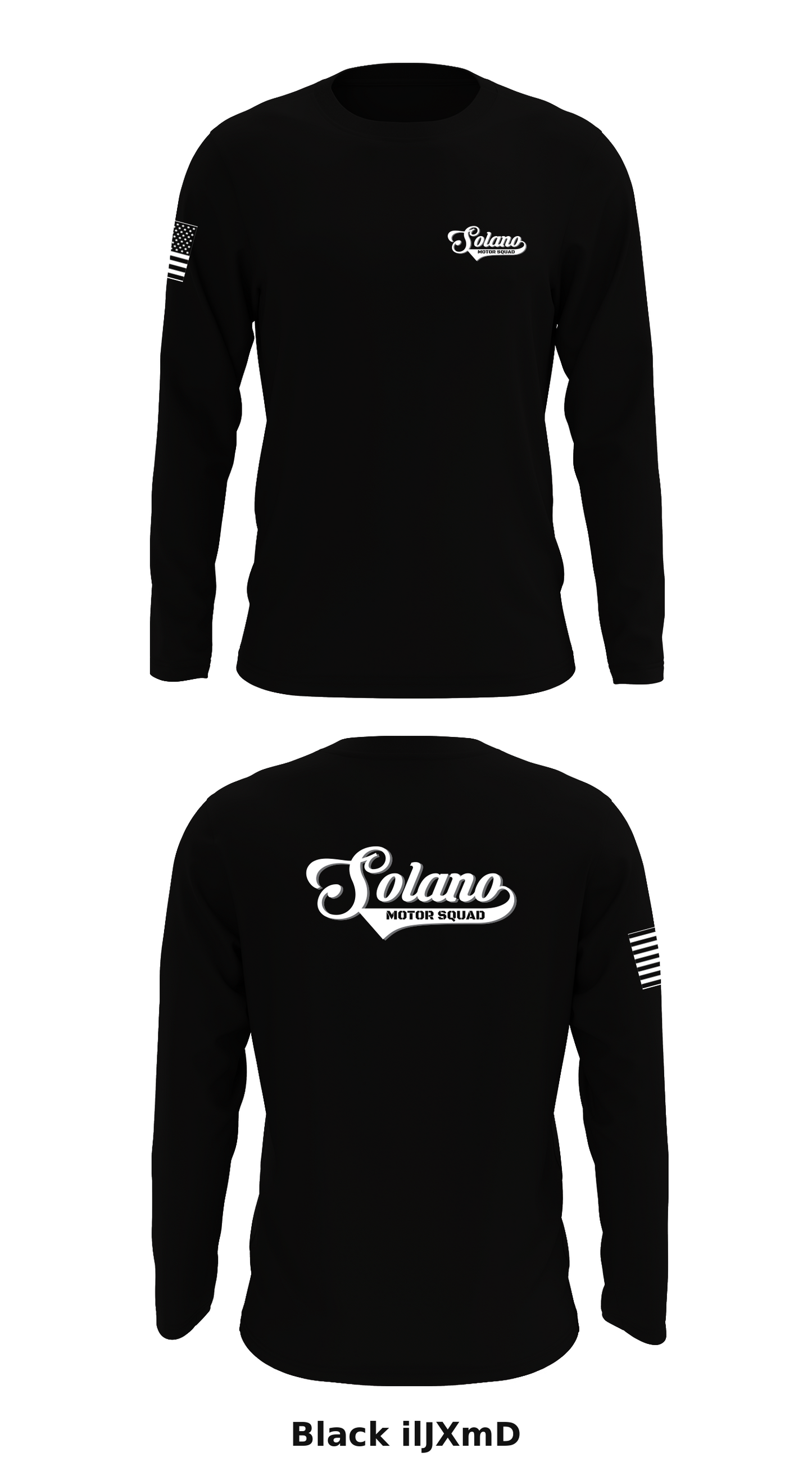 Solano Motor Squad Store 1 Core Men's LS Performance Tee - ilJXmD