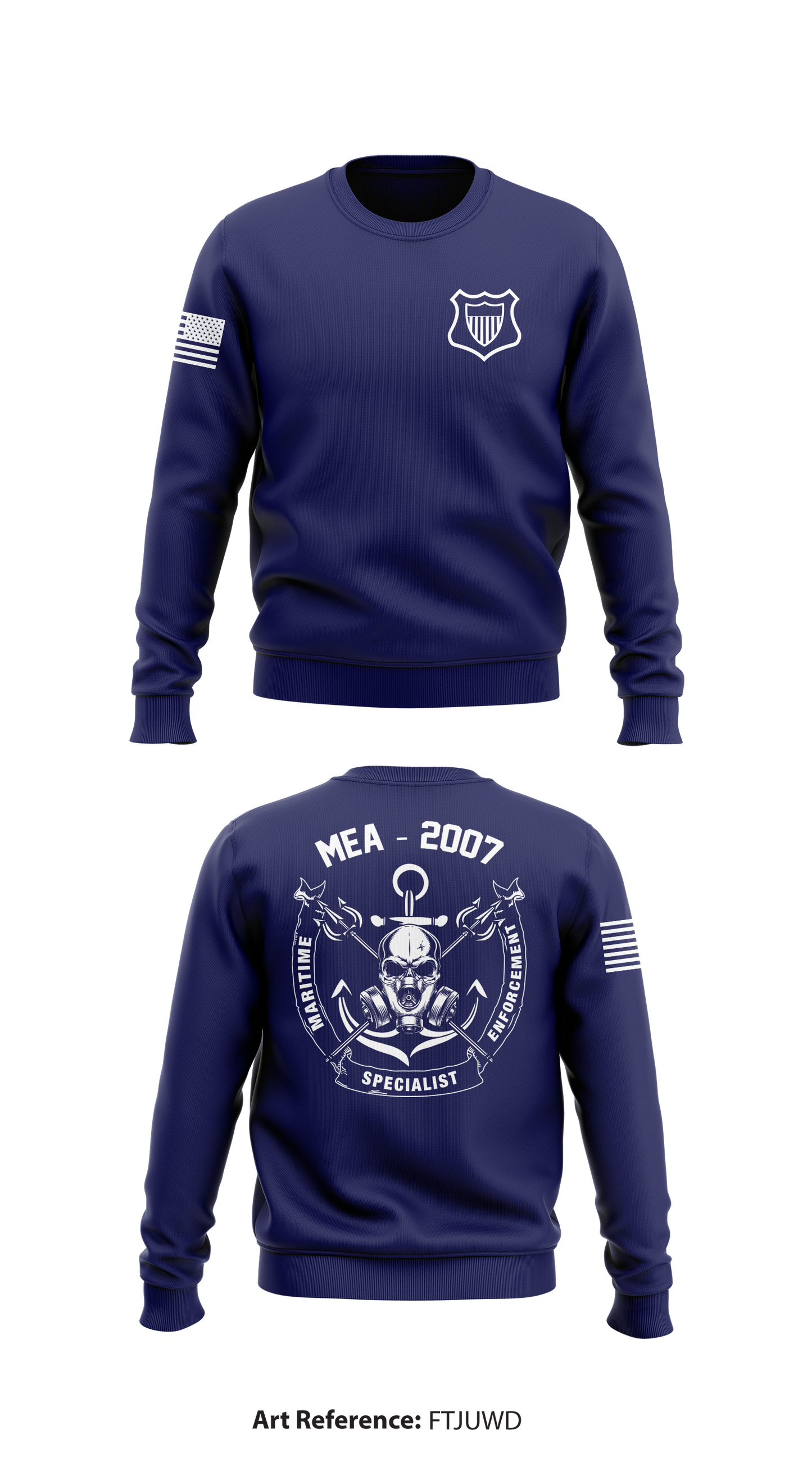 ME A school 2007 Core Men's Crewneck Performance Sweatshirt - fTjUWD