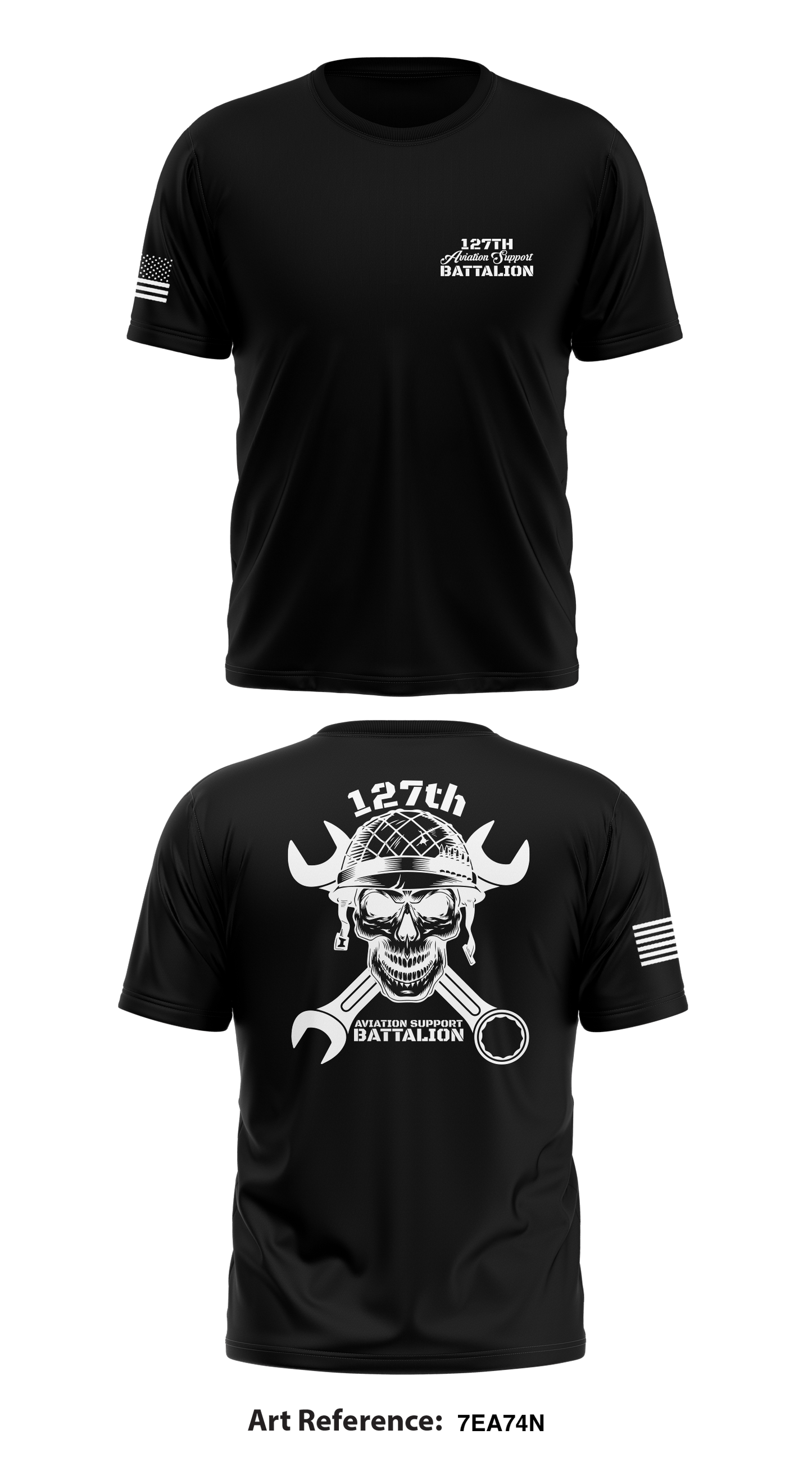 127 Aviation Support Battalion Store 1 Core Men's SS Performance Tee - 7ea74N