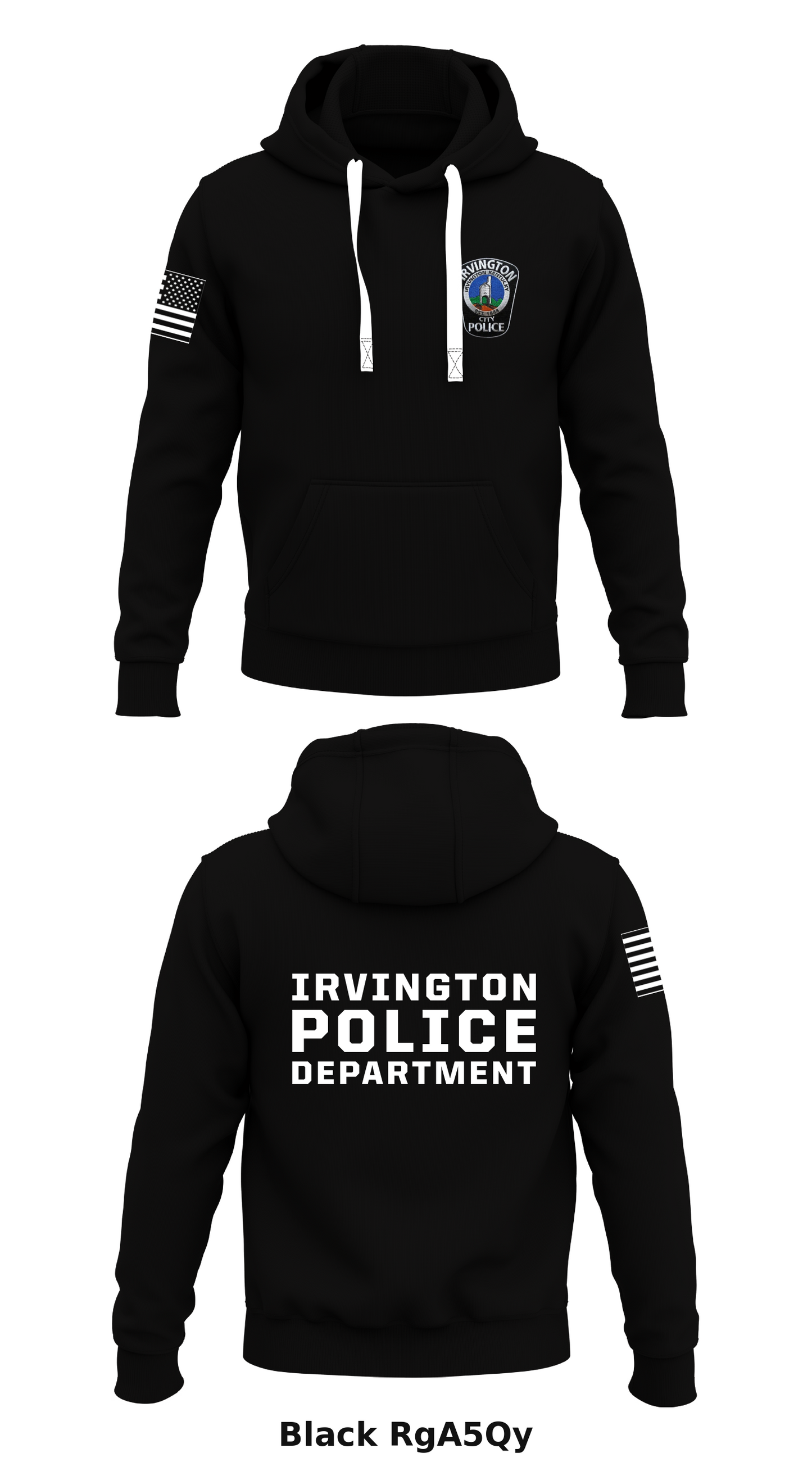 Irvington Police Department Store 1 Core Men's Hooded Performance Sweatshirt - RgA5Qy