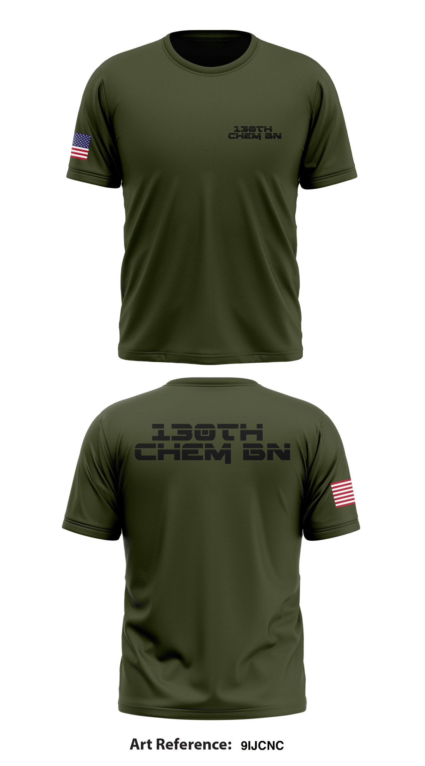 130th Chem Bn Store 1 Core Men's SS Performance Tee - 9IjcnC