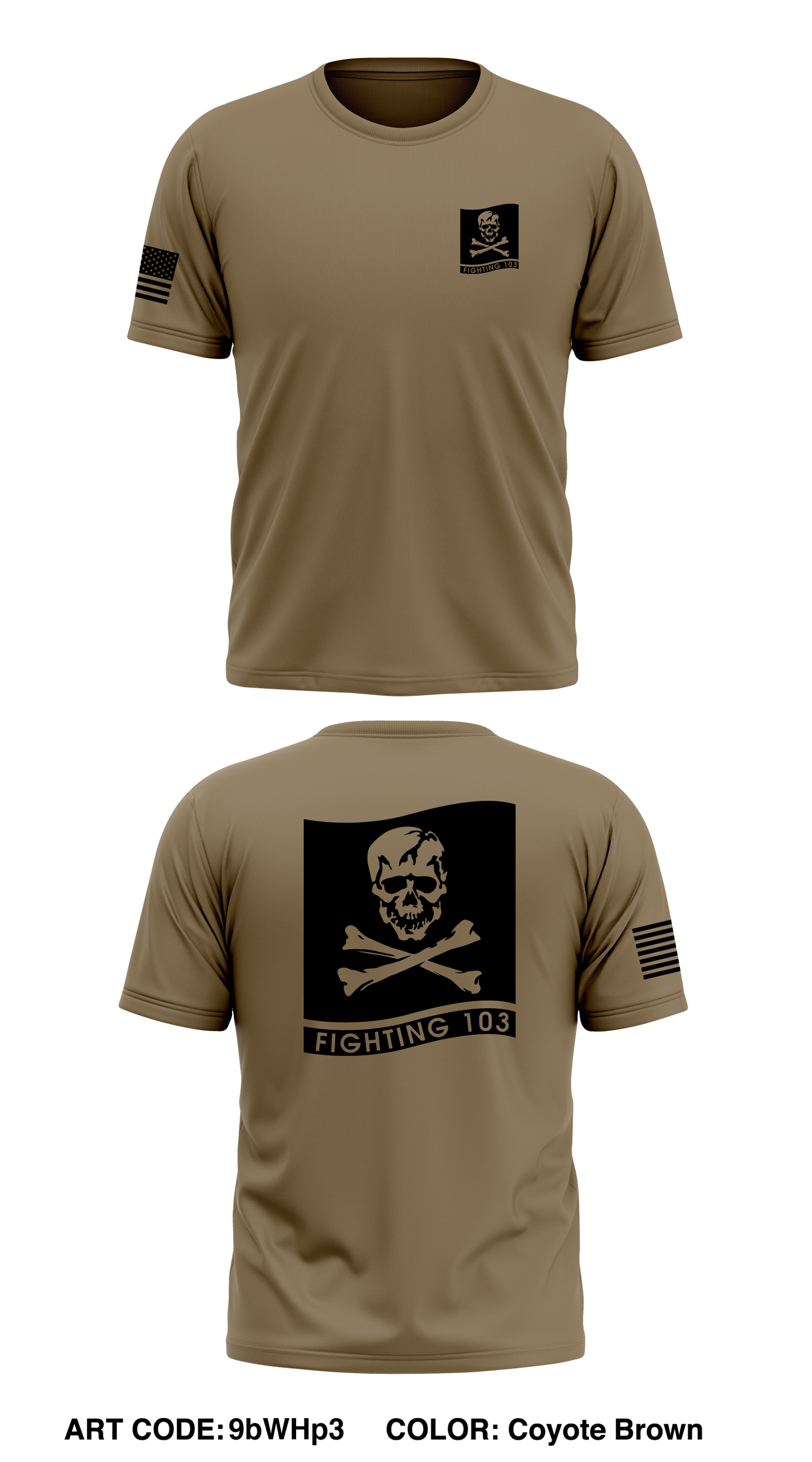 VFA103 Jolly Rogers Store 1 Core Men's SS Performance Tee - 9bWHp3