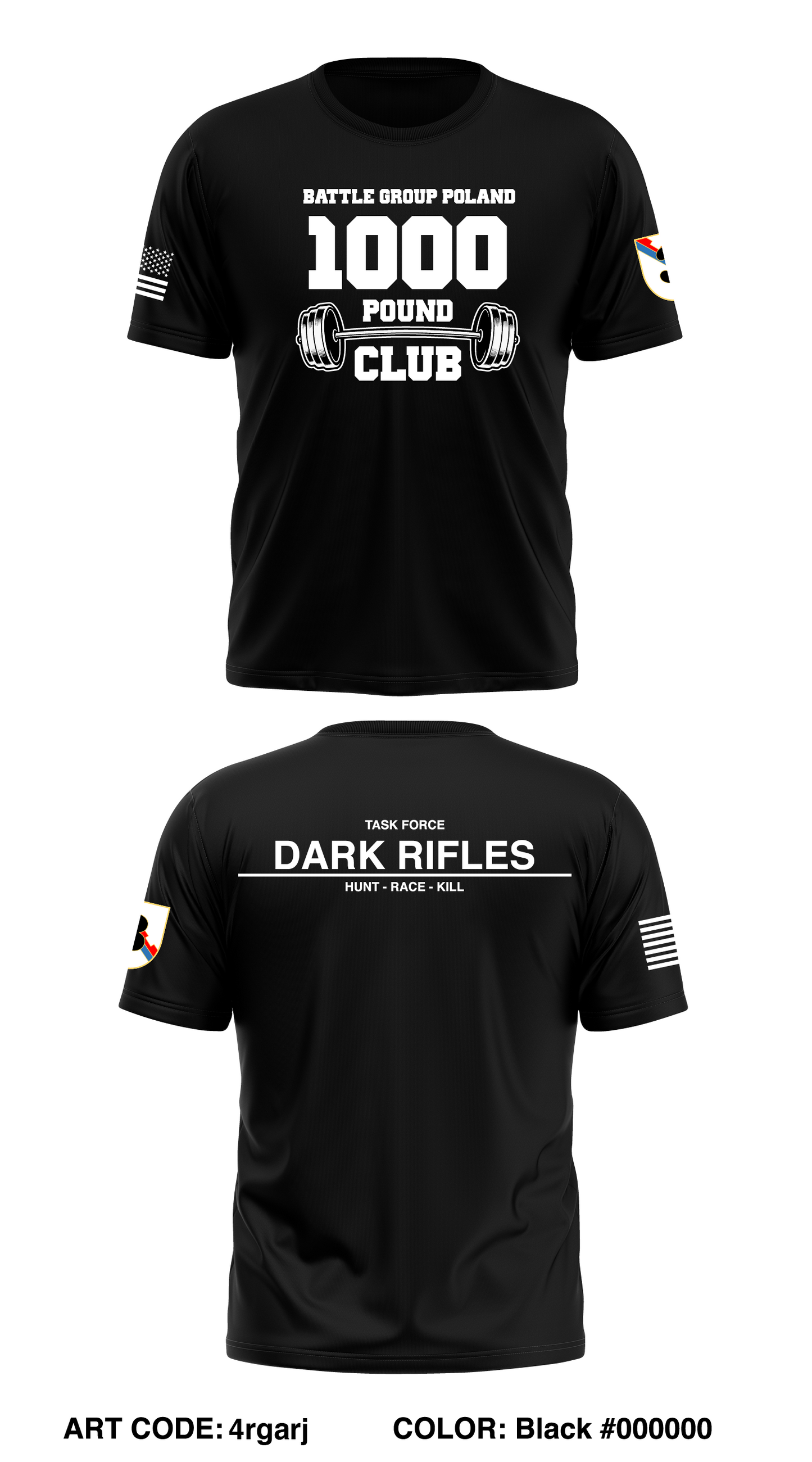 Dark Rifles Store 1 Core Men's SS Performance Tee - 4rgarj