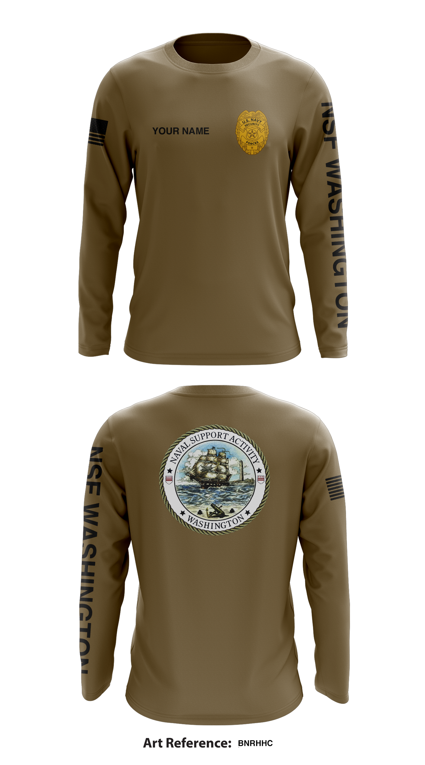 NSF Washington Store 1 Core Men's LS Performance Tee - bNRHHc