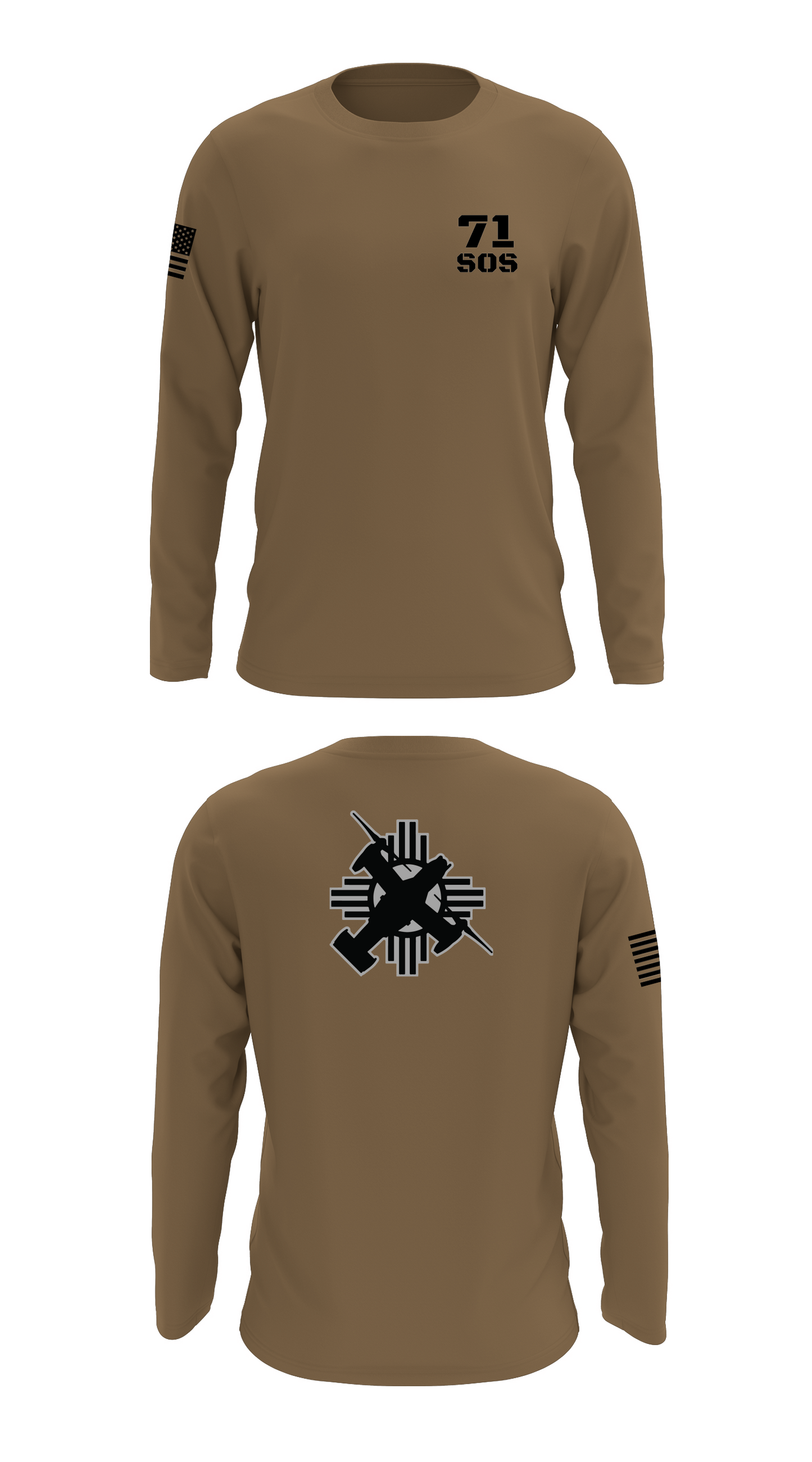 71 SOS Store 1 Core Men's LS Performance Tee - 84934316538