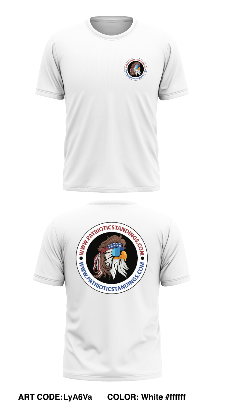 PATRIOTIC STANDINGS Store 1 Core Men's SS Performance Tee - LyA6Va