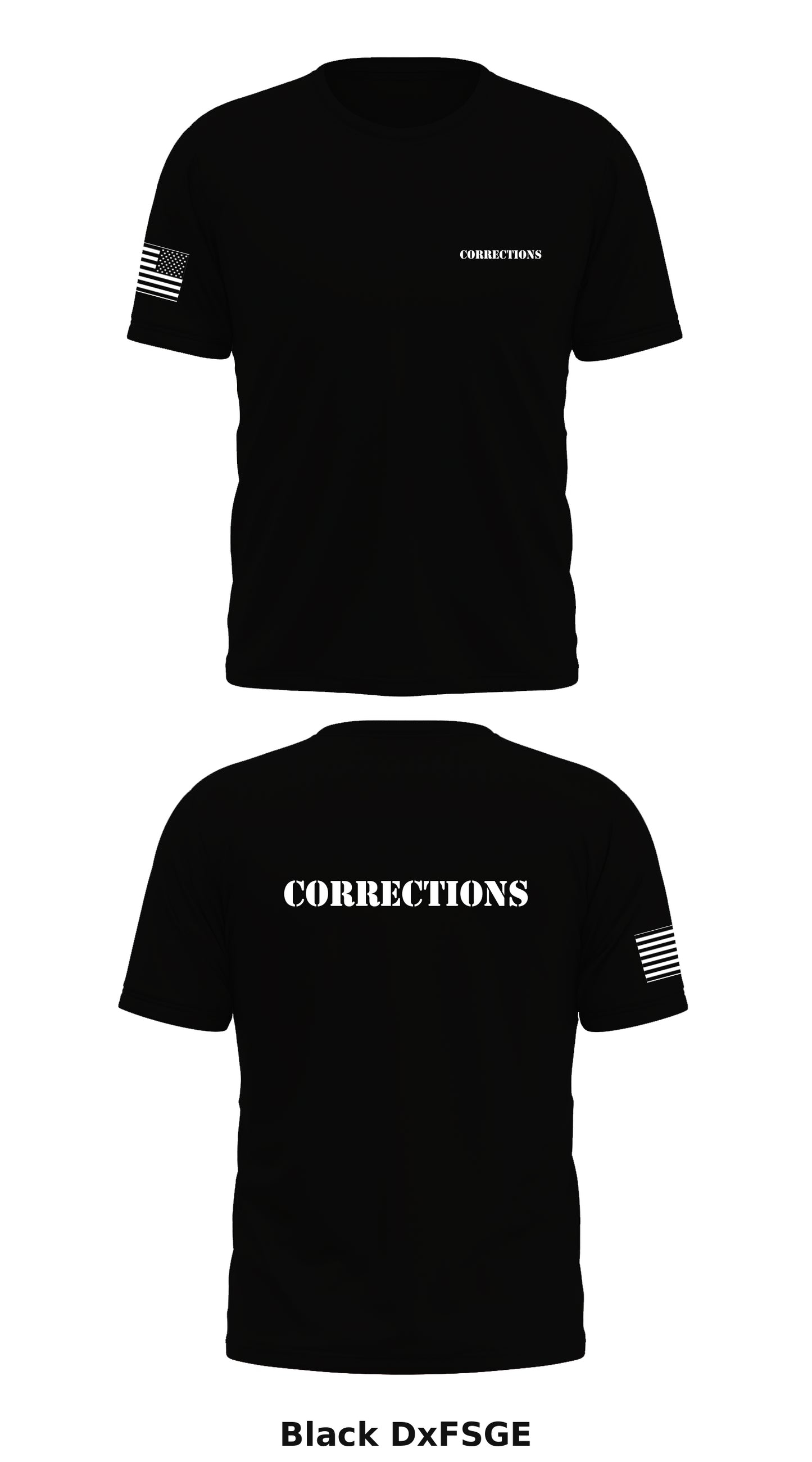 Corrections Store 1 Core Men's SS Performance Tee - DxFSGE