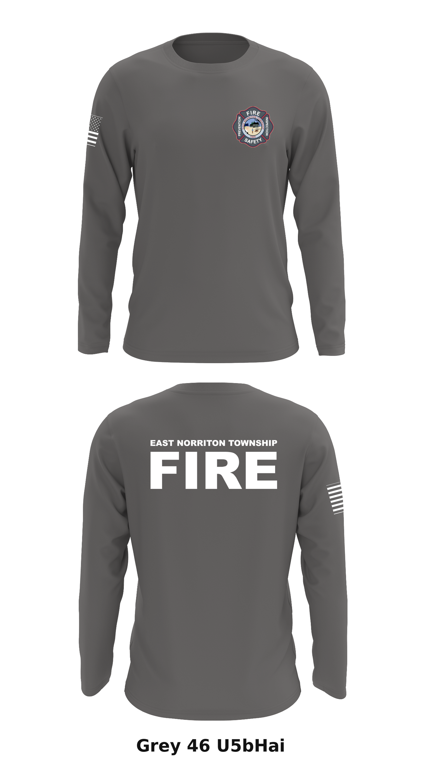 East Norriton Township Store 1 Core Men's LS Performance Tee - U5bHai