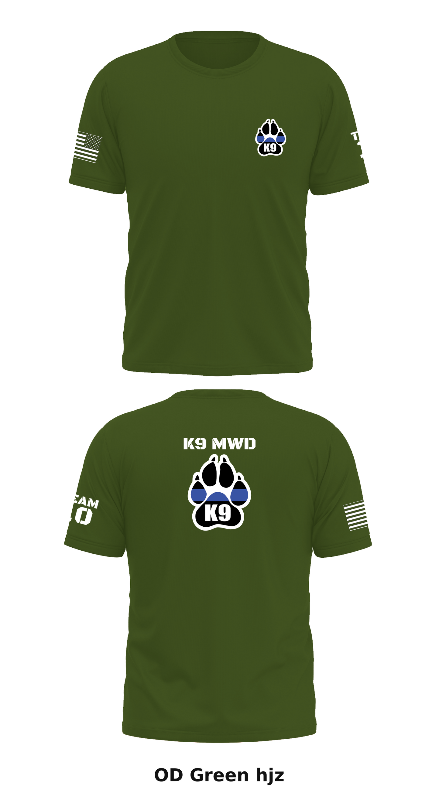 MILITARY WORKING DOG Store 1 Core Men's SS Performance Tee - hjz