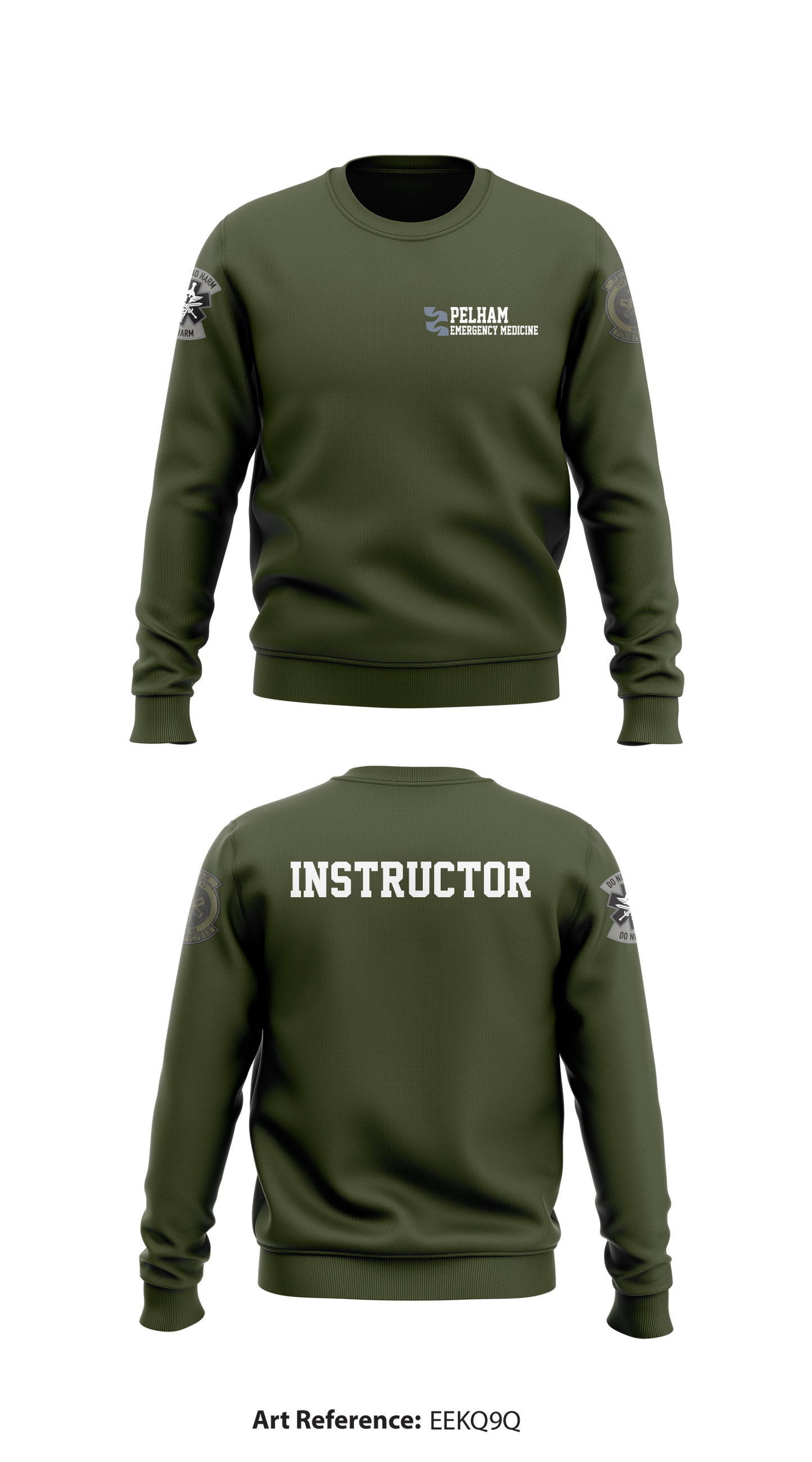 PELHAM EMERGENCY MEDICAL TRAINING Store 1 Core Men's Crewneck Performance Sweatshirt - eEkQ9q