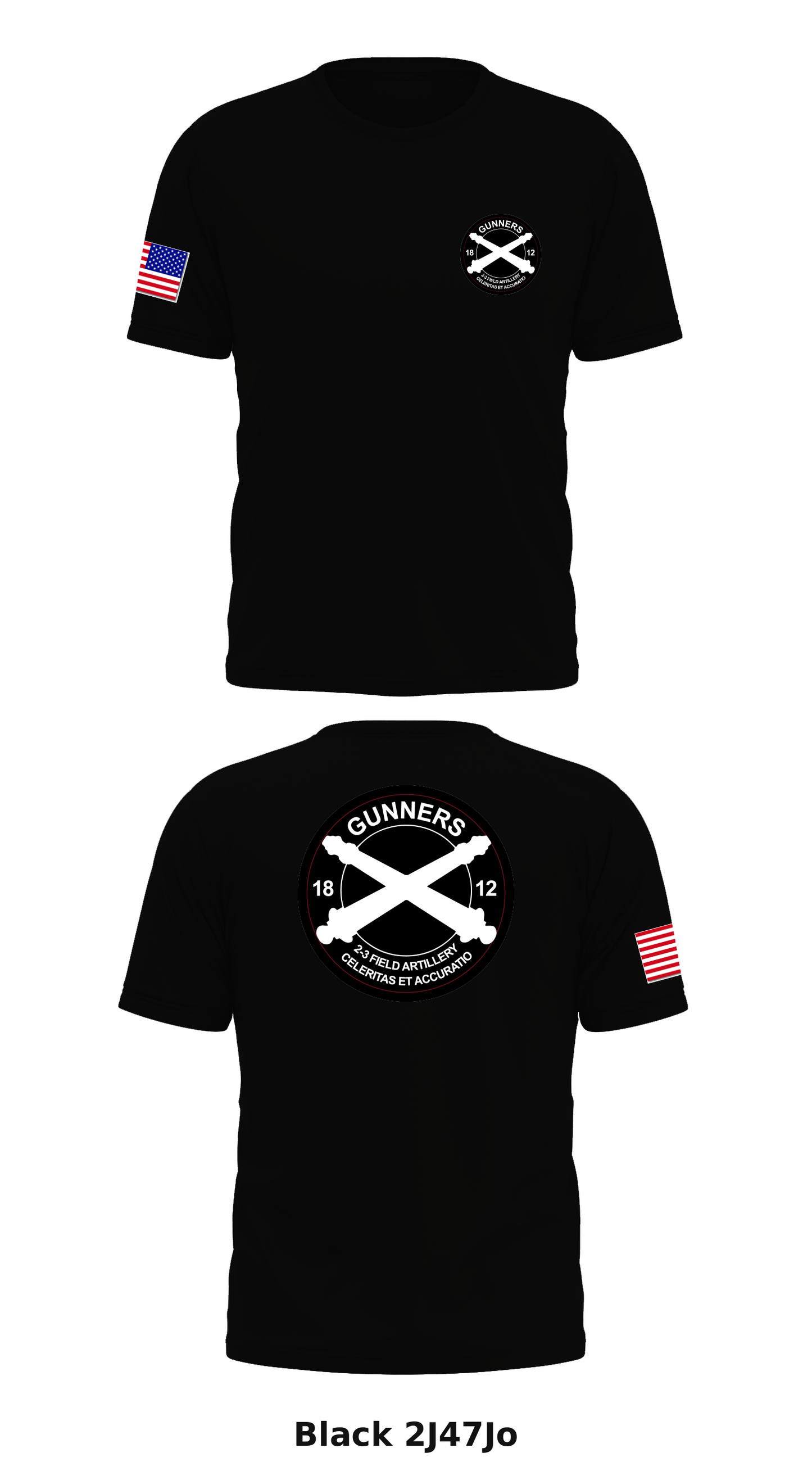 C BTRY, 2nd BN, 3rd FAR Store 1 Core Men's SS Performance Tee - 2J47Jo