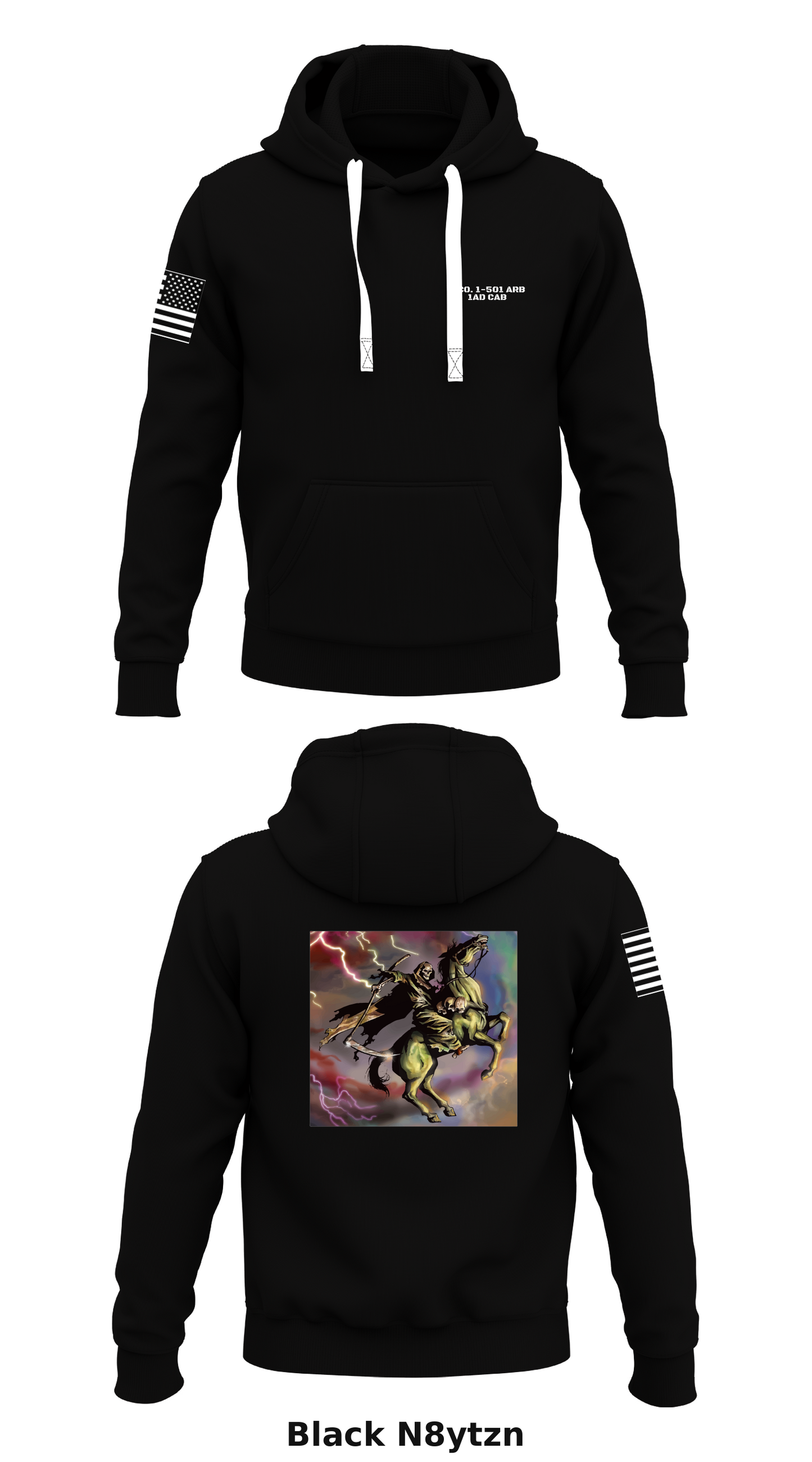 C CO. 1-51 ARB 1AD CAB Store 1 Core Men's Hooded Performance Sweatshirt - N8ytzn