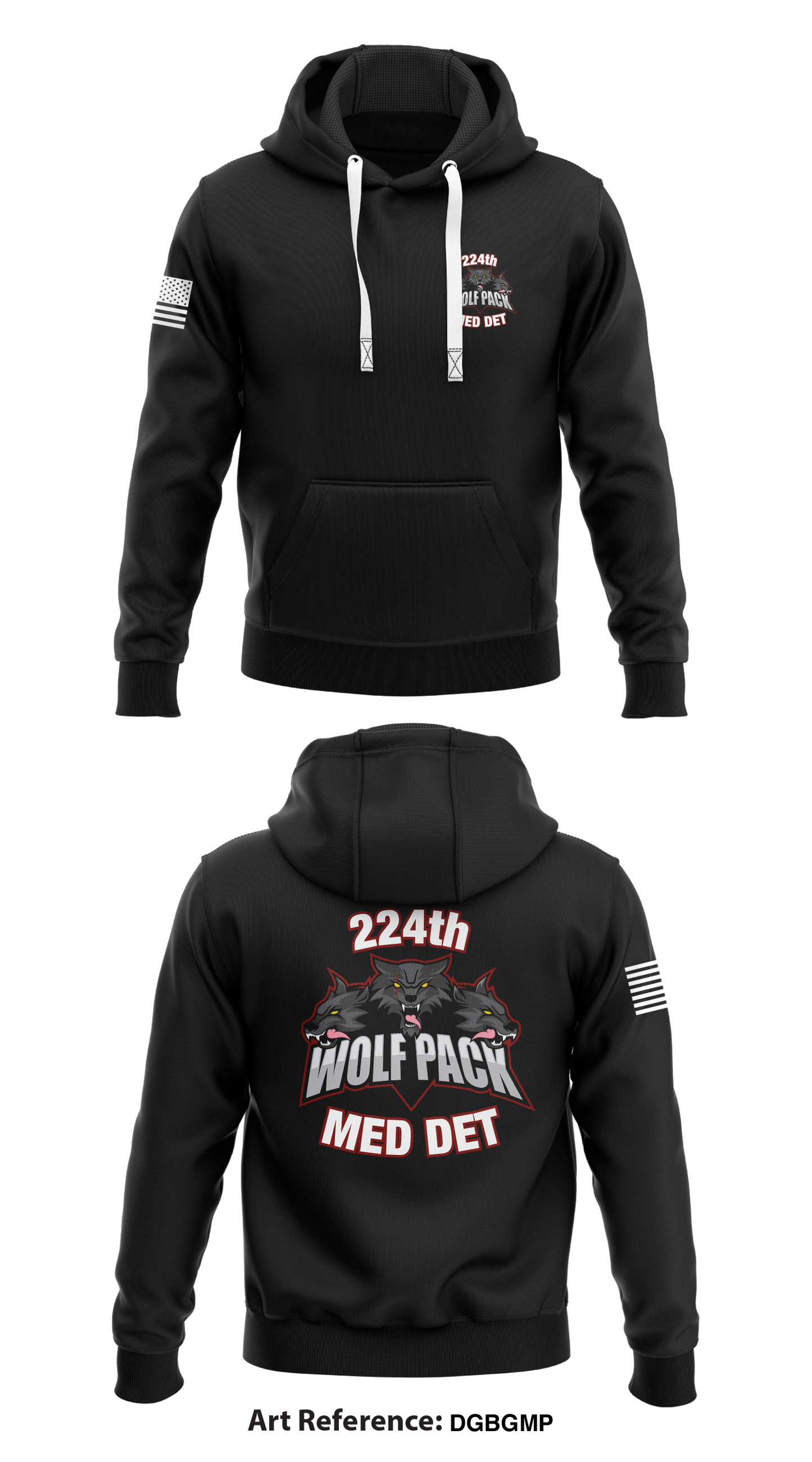 224th Preventive Medicine Det Store 1 Core Men's Hooded Performance Sweatshirt - DGbgMp
