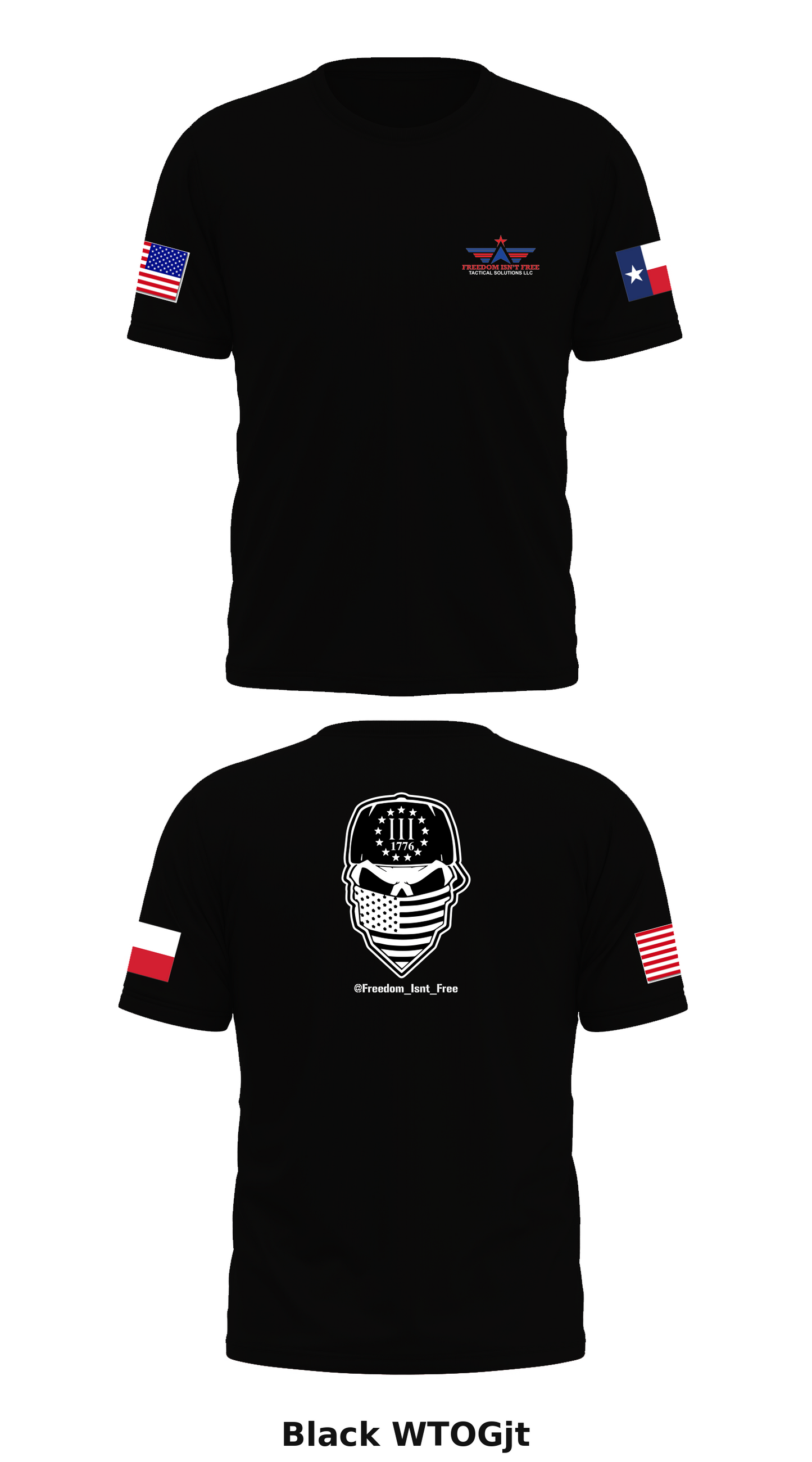 Freedom Ins’t Free Tactical Solutions LLC Store 1 Core Men's SS Performance Tee - WTOGjt