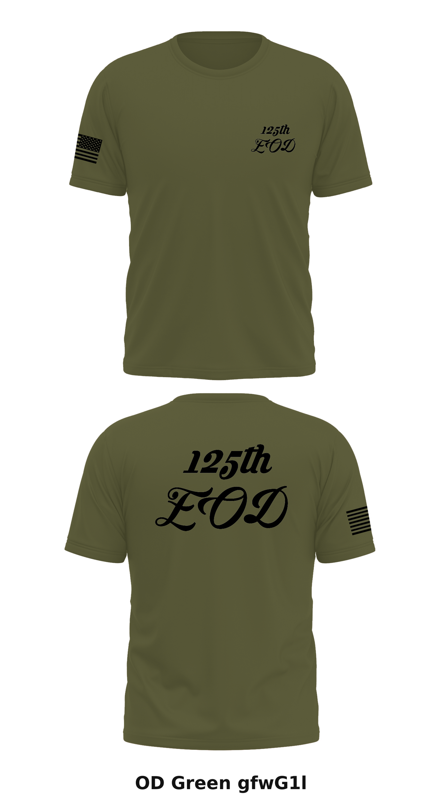 125th EOD Store 1 Core Men's SS Performance Tee - gfwG1l