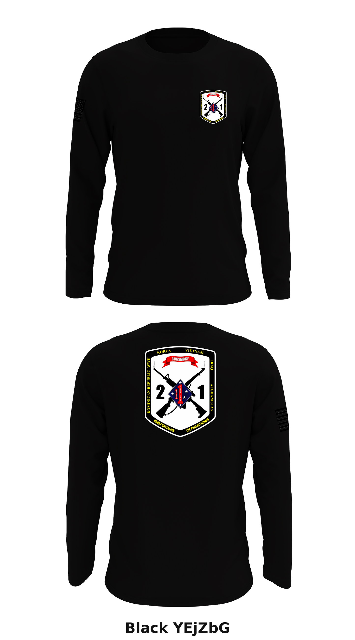 Weapons Co ,2 BN 1st Marines Store 1 Core Men's LS Performance Tee - YEjZbG