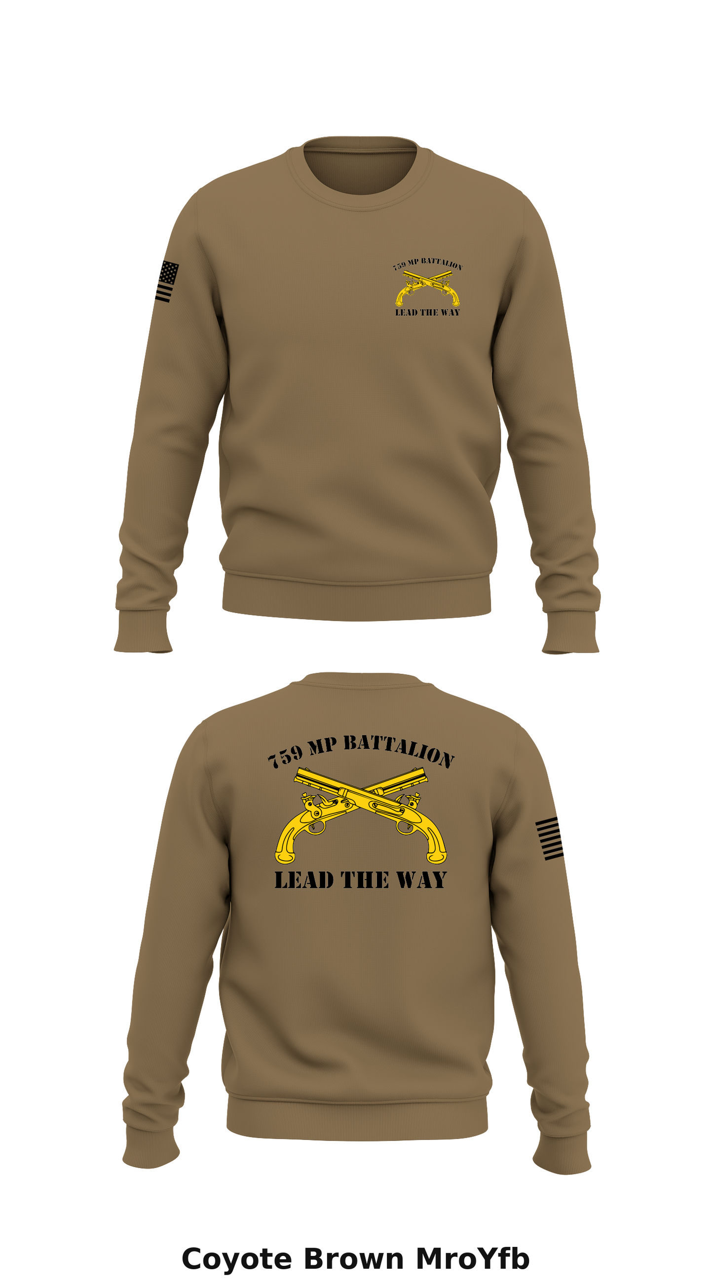 759 MP Battalion Store 1 Core Men's Crewneck Performance Sweatshirt - MroYfb