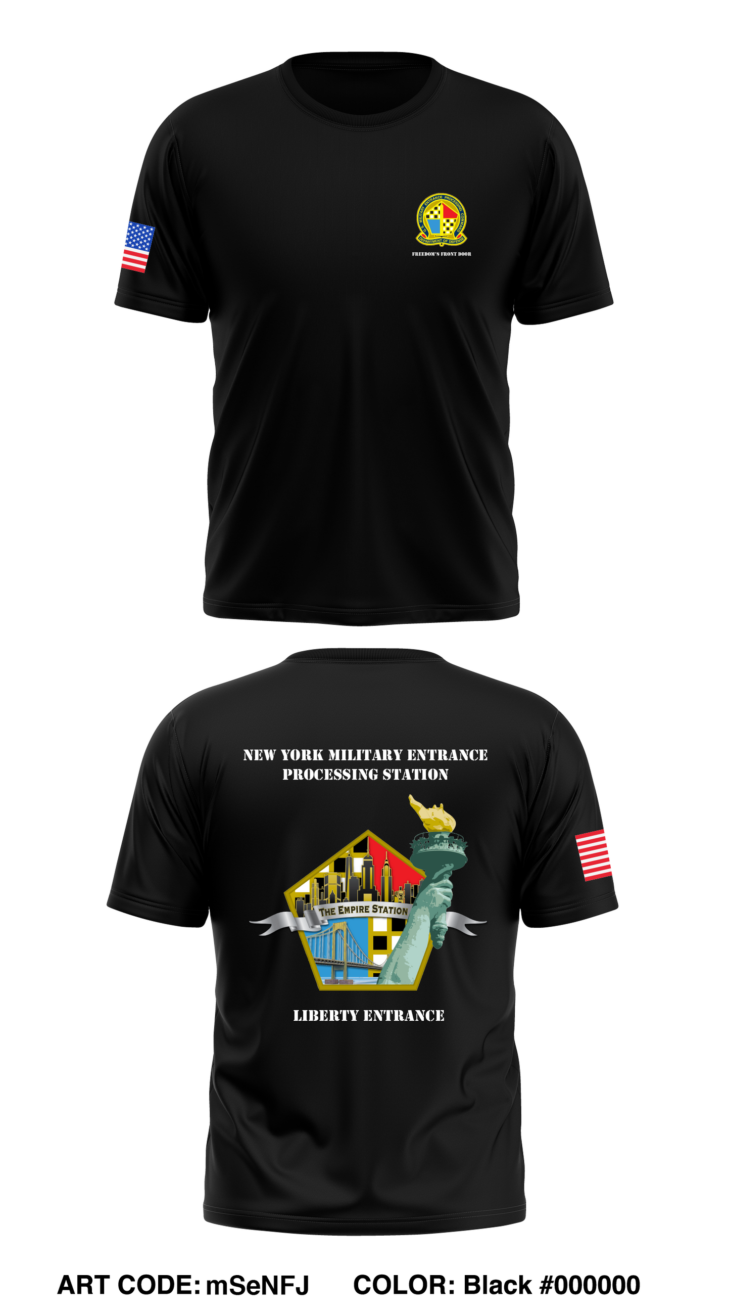 New York MEPS Store 1 Core Men's SS Performance Tee - mSeNFJ