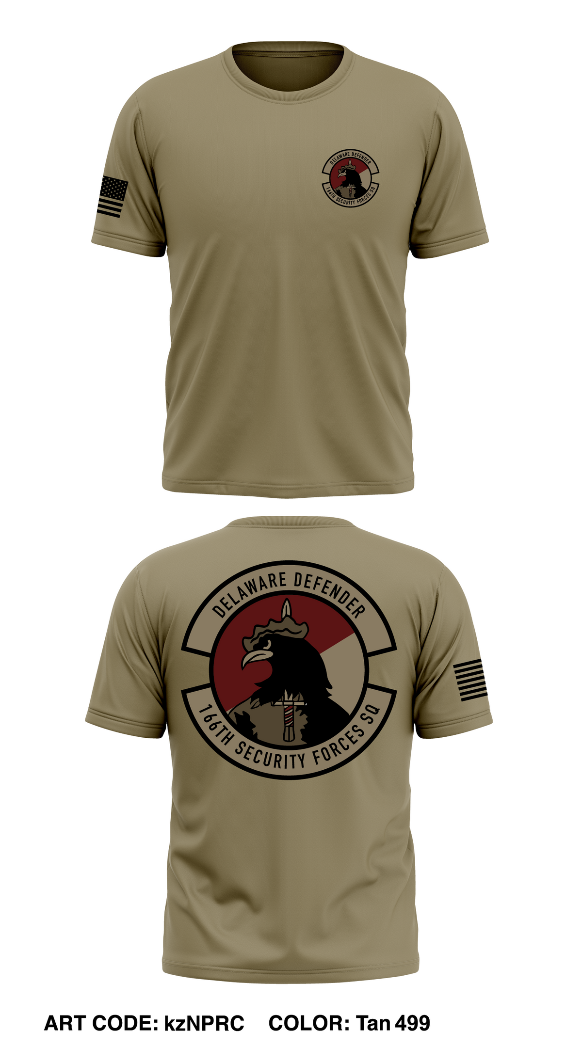 166th Security Forces Store 1 Core Men's SS Performance Tee - kzNPRC