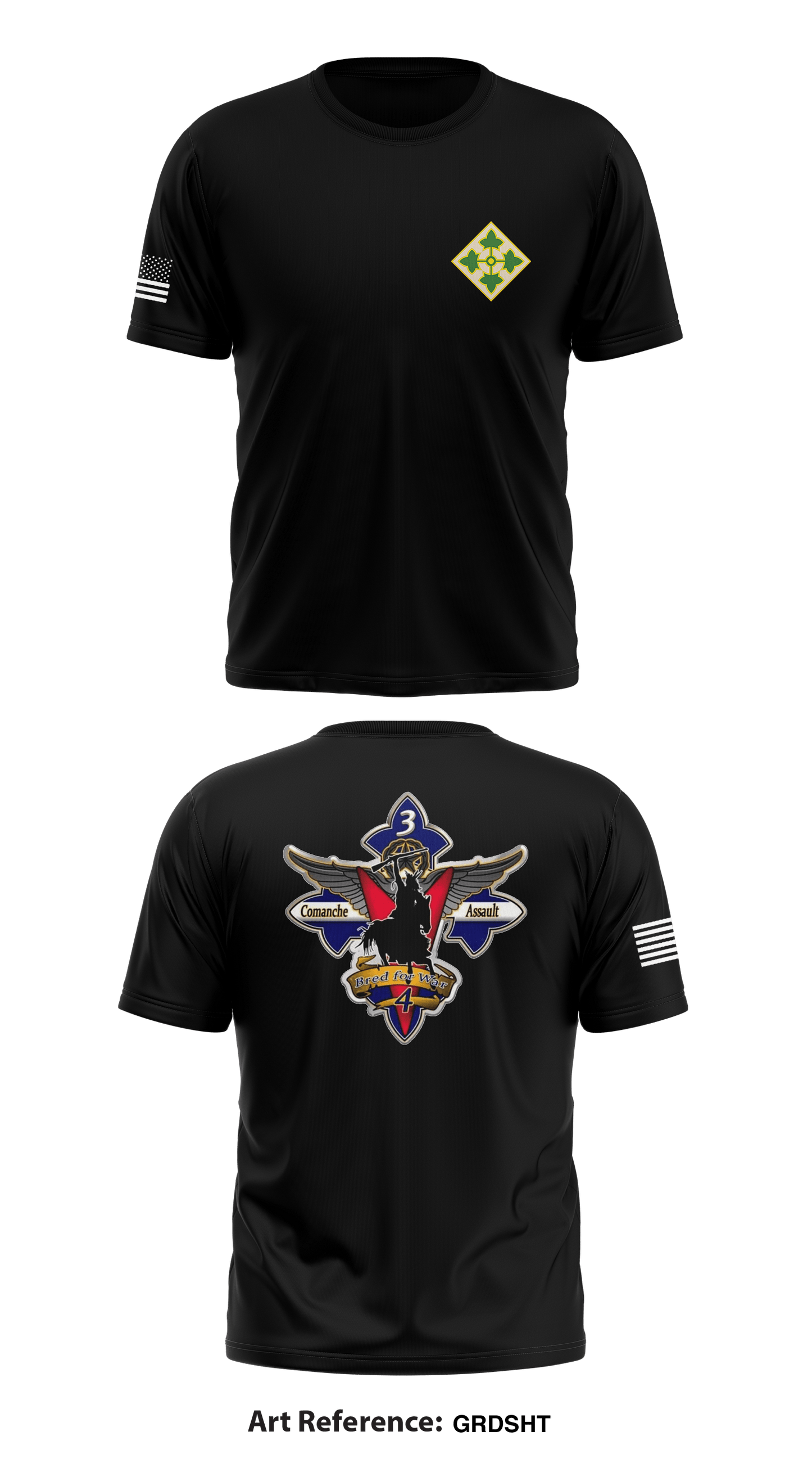 3-4 AHB, 4 CAB Store 1 Core Men's SS Performance Tee - gRdsHT