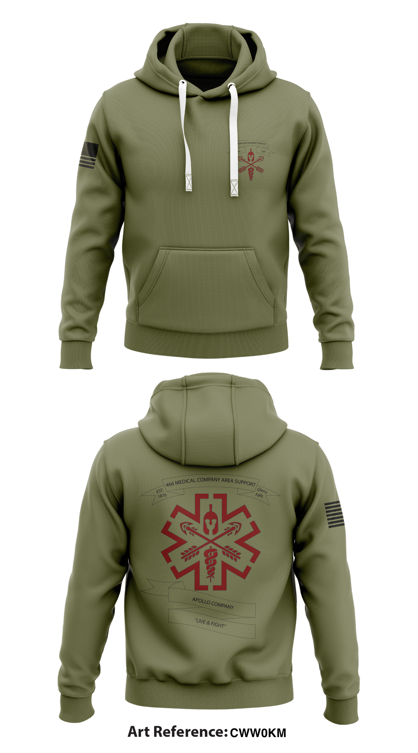 466 MCAS Store 1 Core Men's Hooded Performance Sweatshirt - cww0km