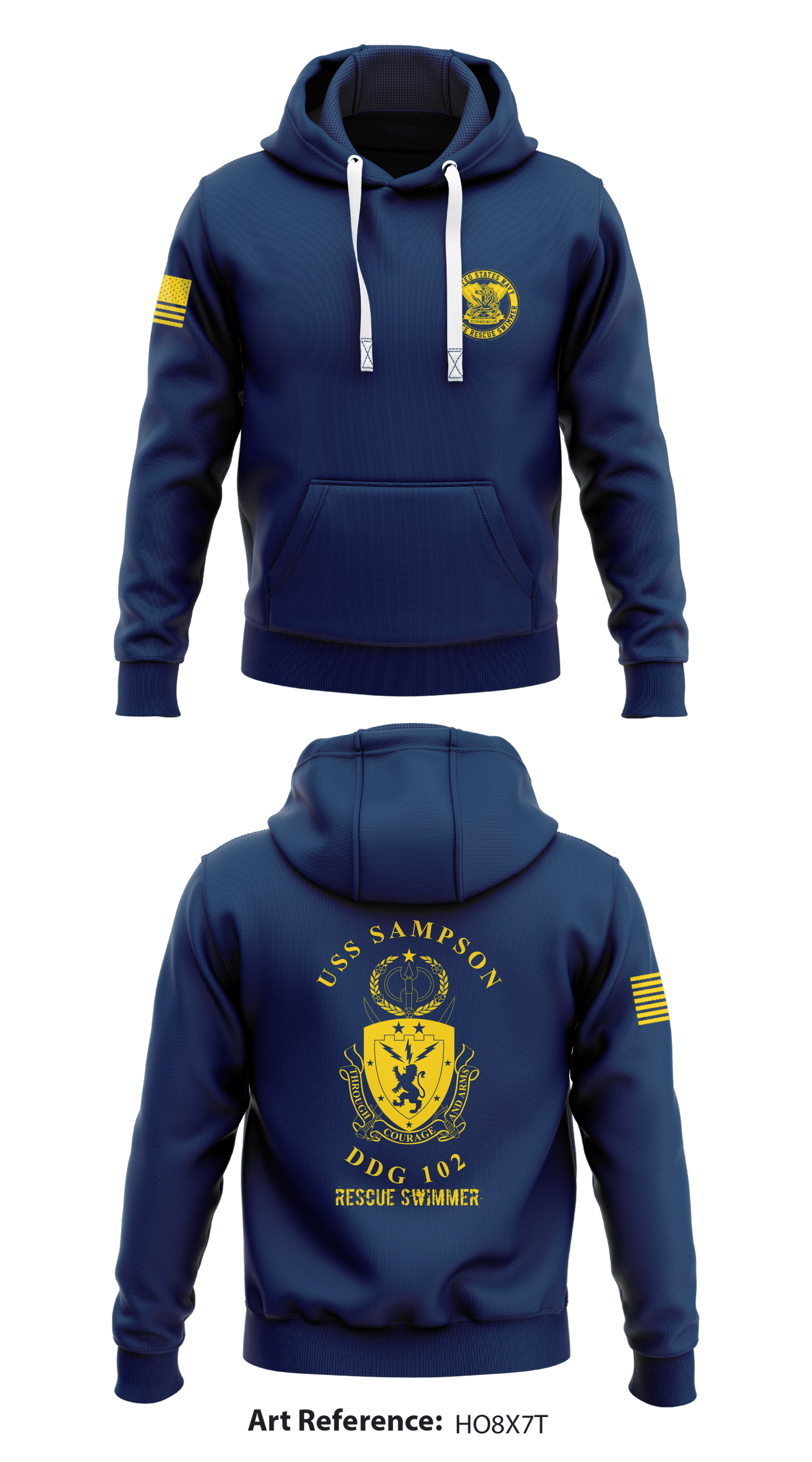 DDG 12 Store 1 Core Men's Hooded Performance Sweatshirt - Ho8x7T