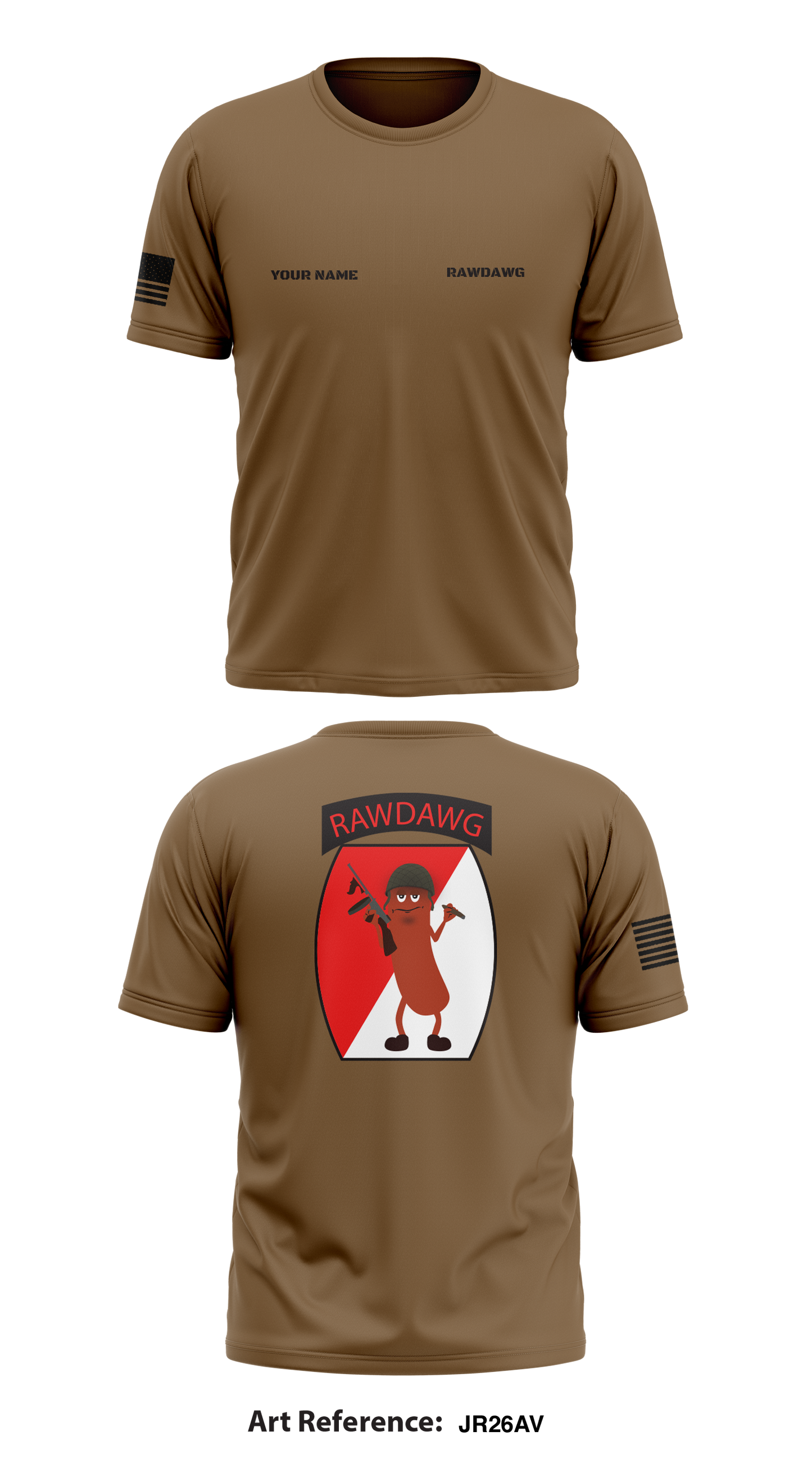 RAWDAWG PLATOON Store 1 Core Men's SS Performance Tee - jr26aV