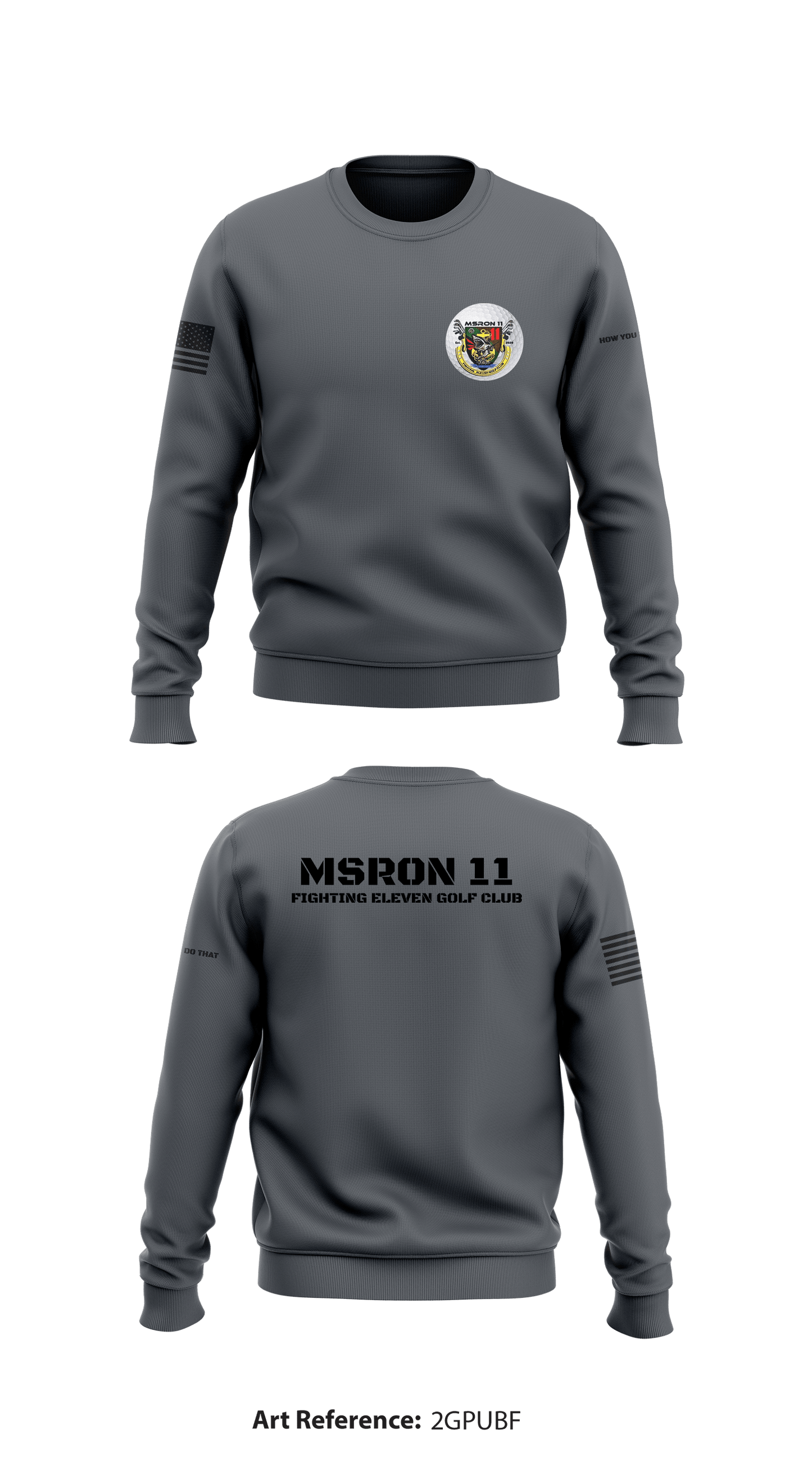 MSRON 11 Store 1 Core Men's Crewneck Performance Sweatshirt - 2GPUBF
