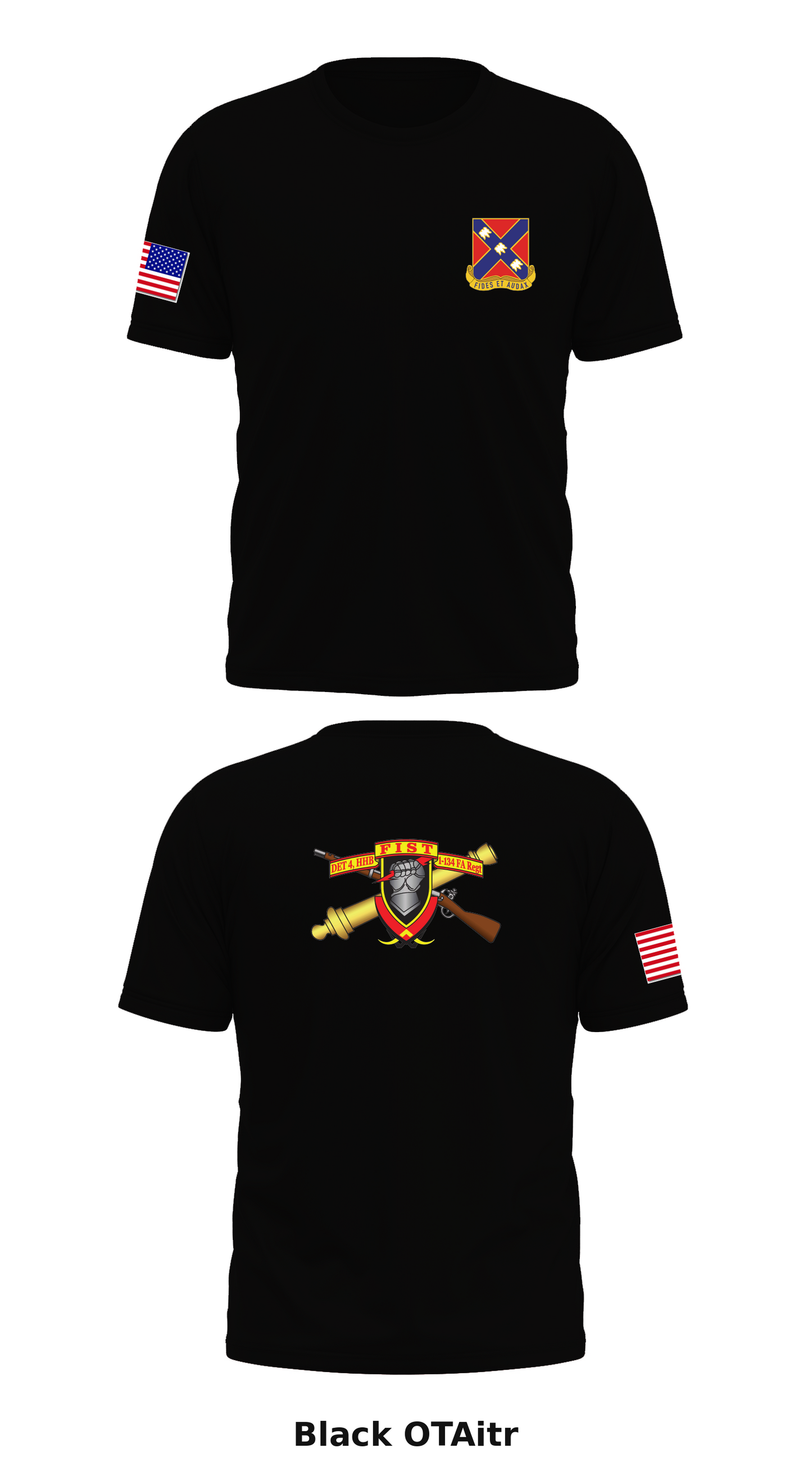 DET 4, HHB, 1-134th FAR Store 1 Core Men's SS Performance Tee - OTAitr