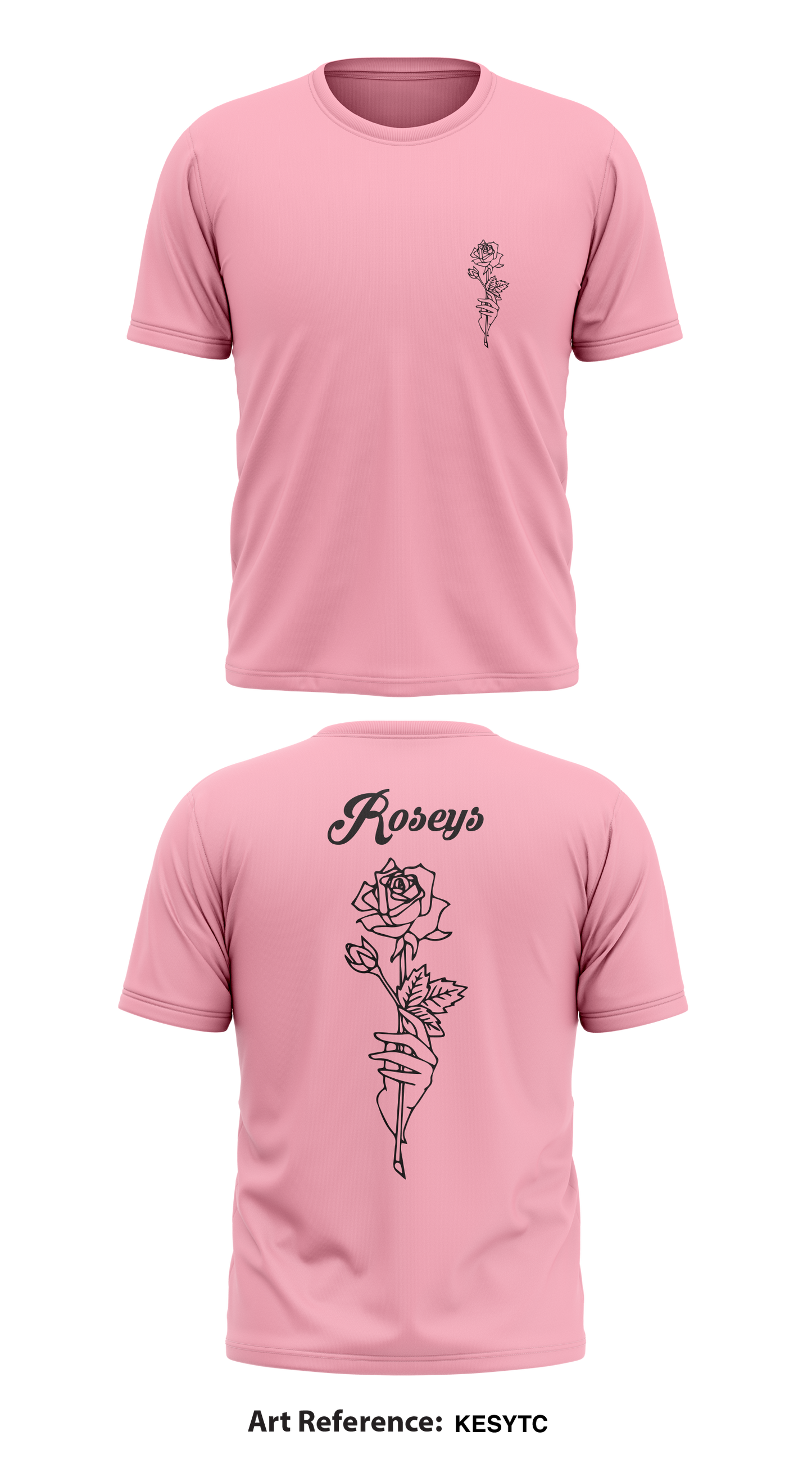 roseys Store 1 Core Men's SS Performance Tee - KEsytc
