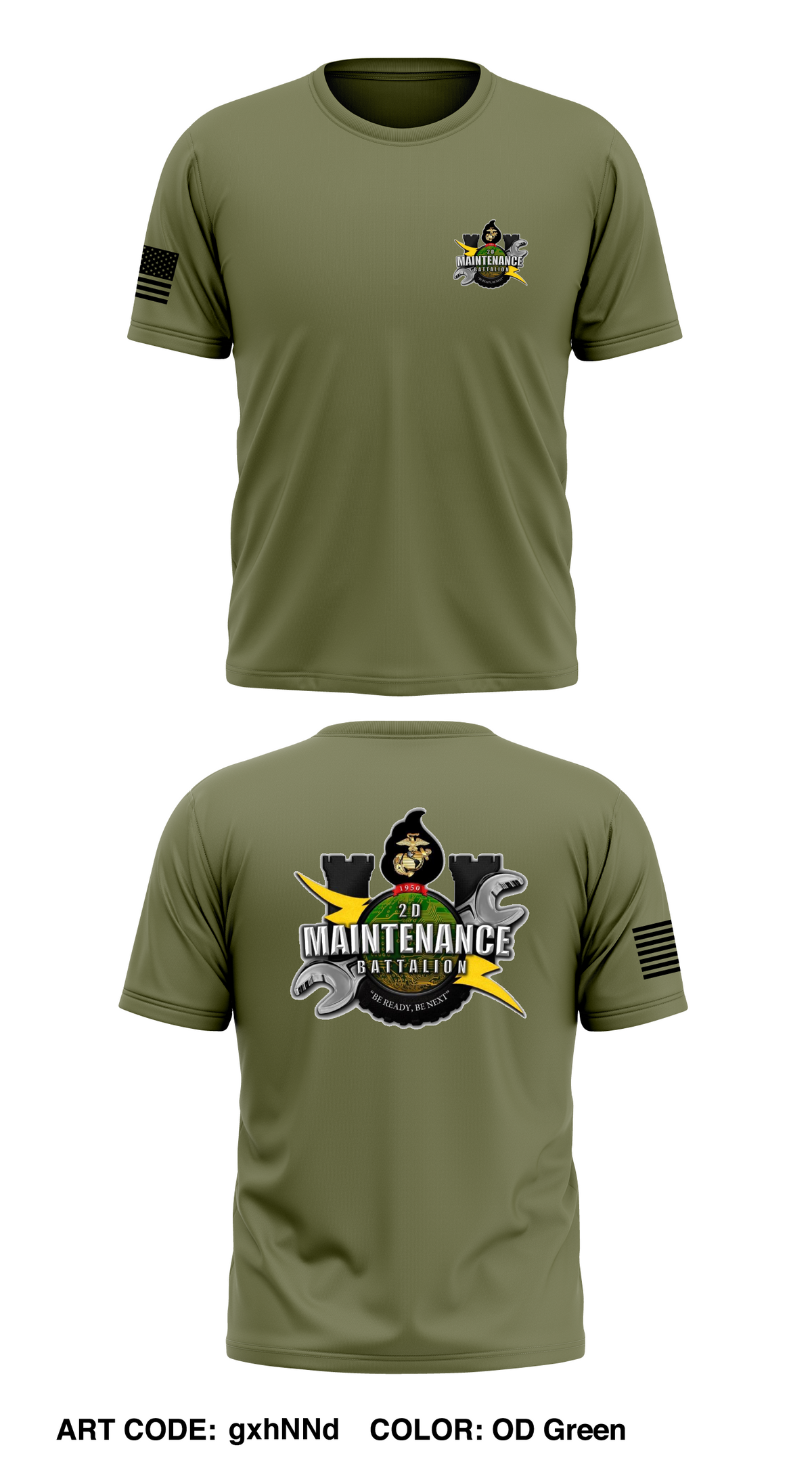 2nd maintenance battalion Store 1 Core Men's SS Performance Tee - gxhNNd