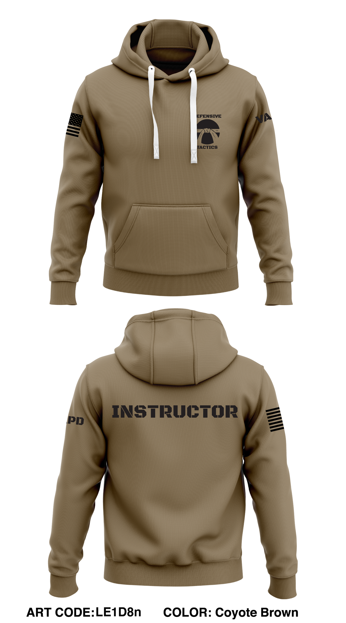 Minneapolis VA Police Store 1 Core Men's Hooded Performance Sweatshirt - LE1D8n