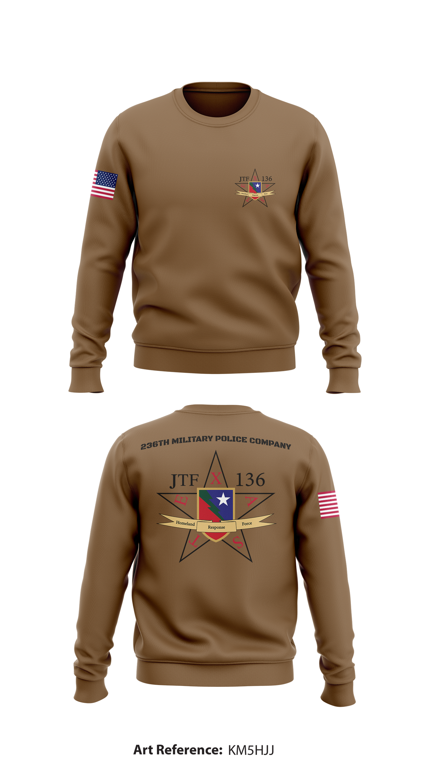 236th Military Police Company Store 1 Core Men's Crewneck Performance Sweatshirt - KM5HJj