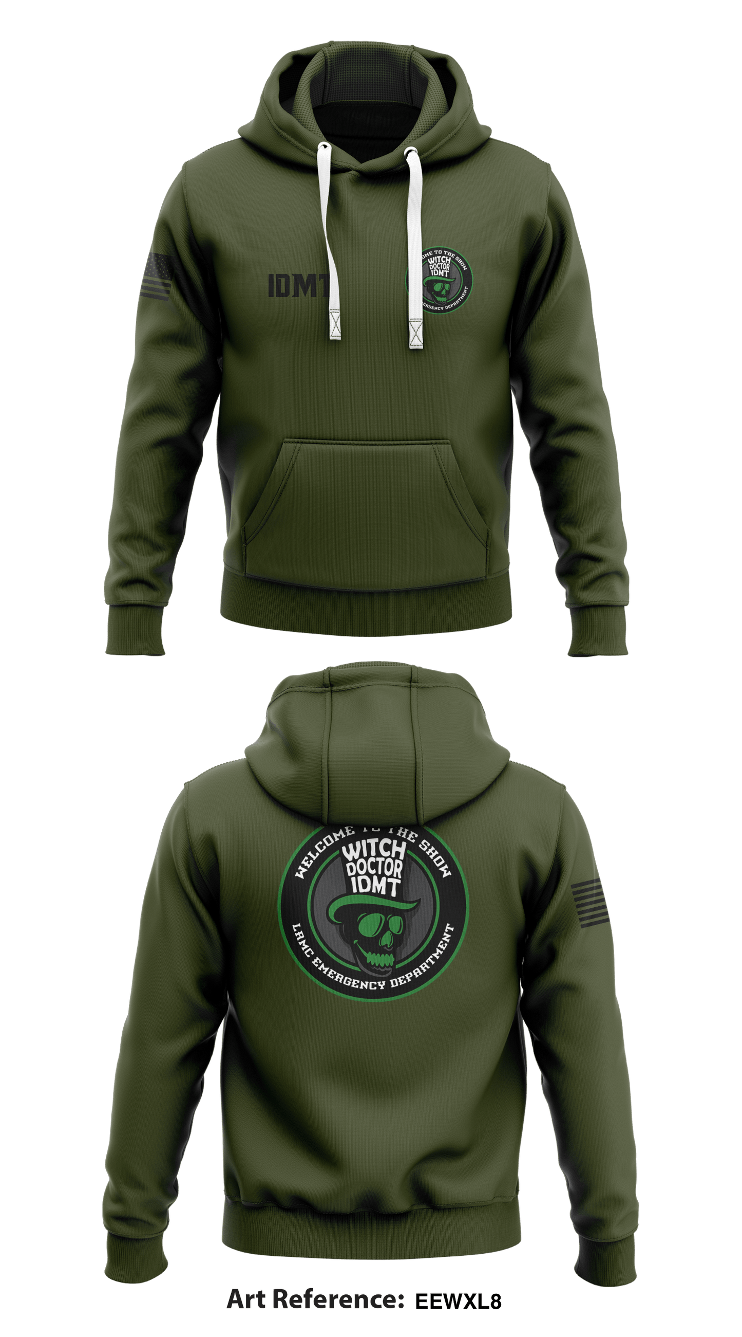LRMC Emergency Department Store 1 Core Men's Hooded Performance Sweatshirt - eEWxL8