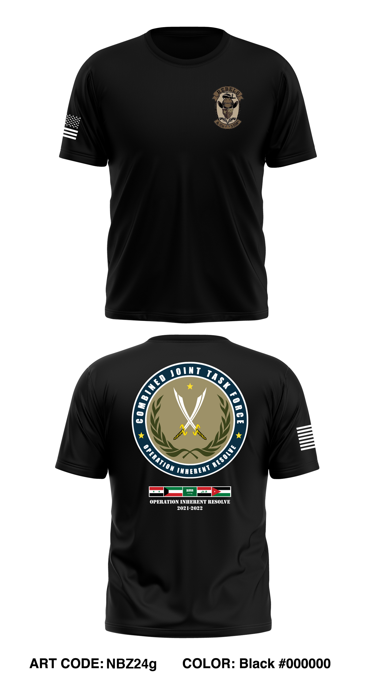A Co 1-158th AHB Store 1 Core Men's SS Performance Tee - NBZ24g