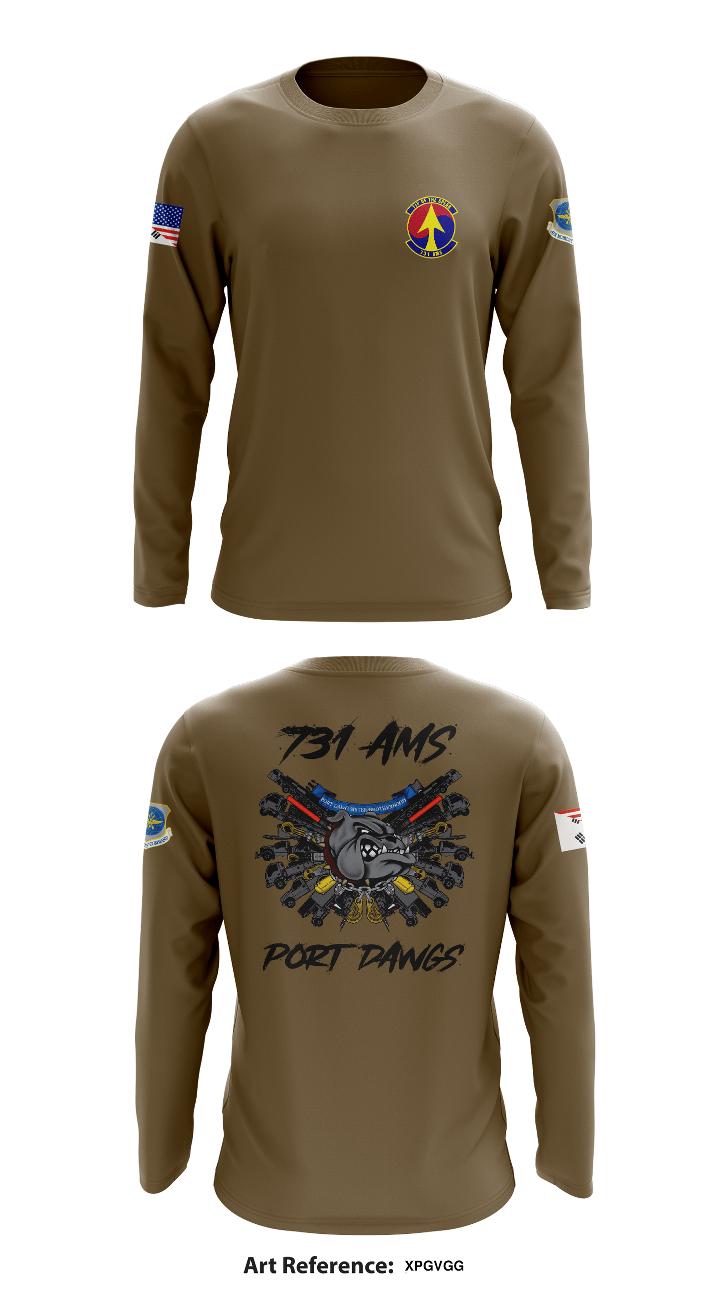 731 AMS Store 1 Core Men's LS Performance Tee - XpgvgG