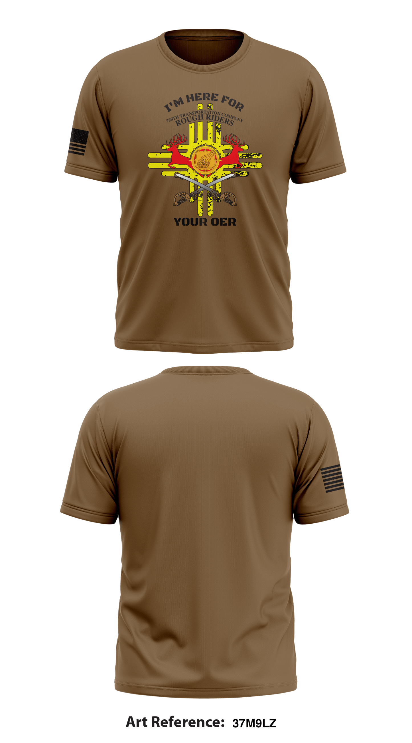 720th Transportation Company Store 1 Core Men's SS Performance Tee - 37M9Lz