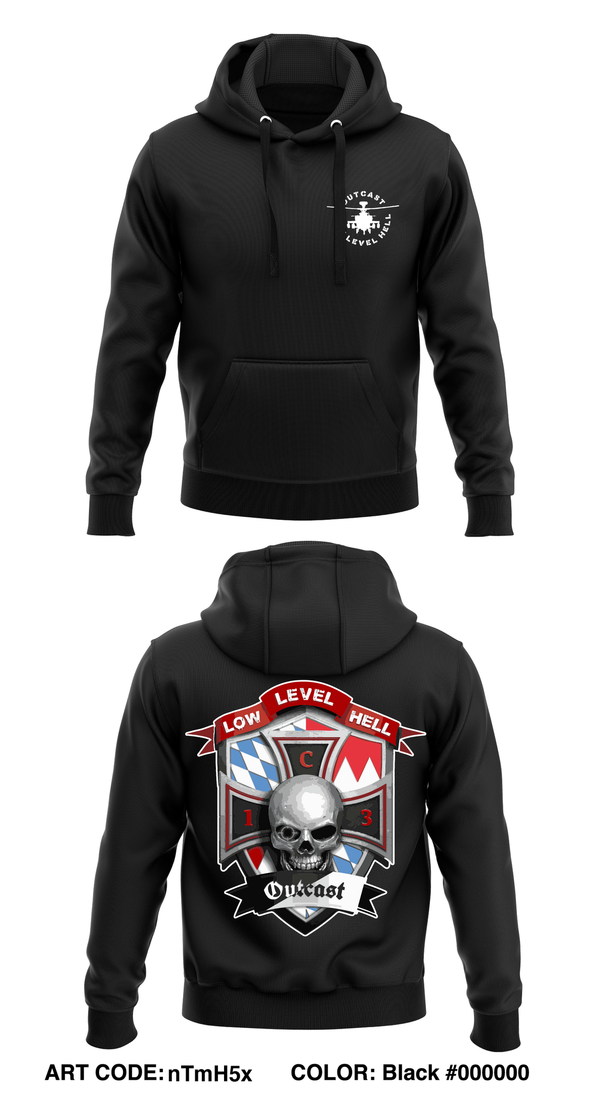 Outcast Company Store 1 Core Men's Hooded Performance Sweatshirt - nTmH5x
