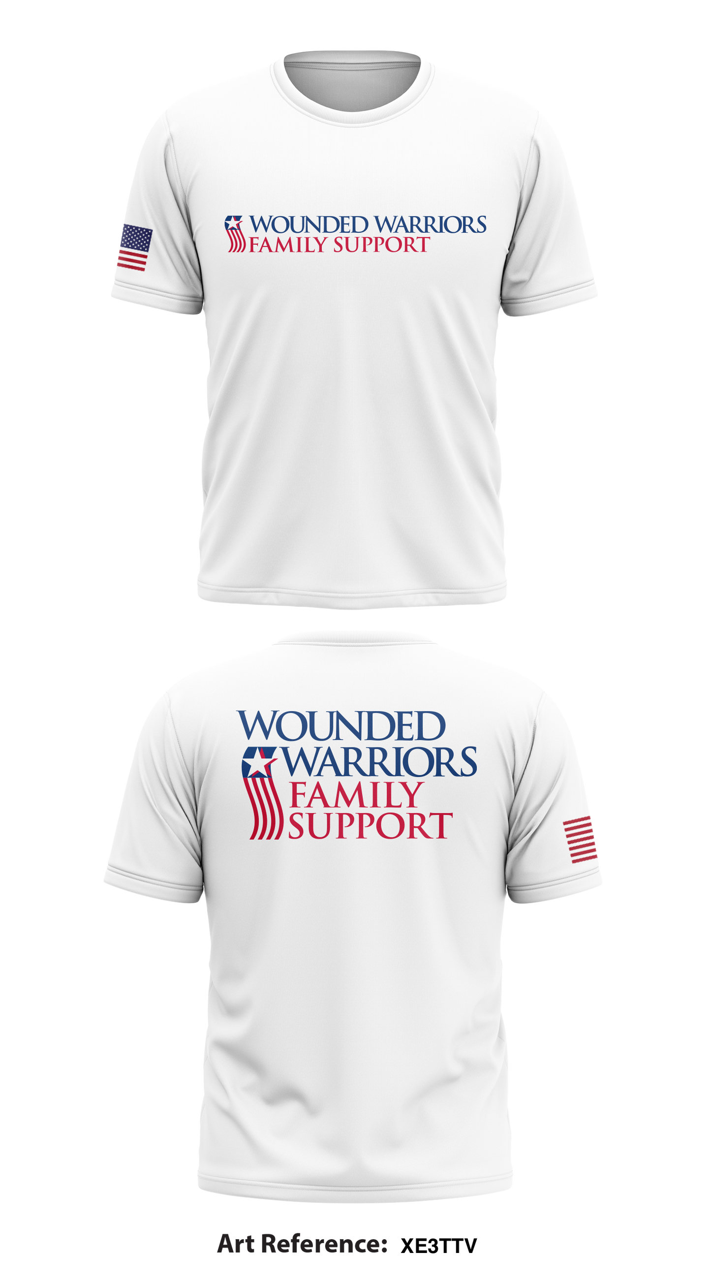 Wounded Warriors Family Support Store 1 Core Men's SS Performance Tee - XE3ttv
