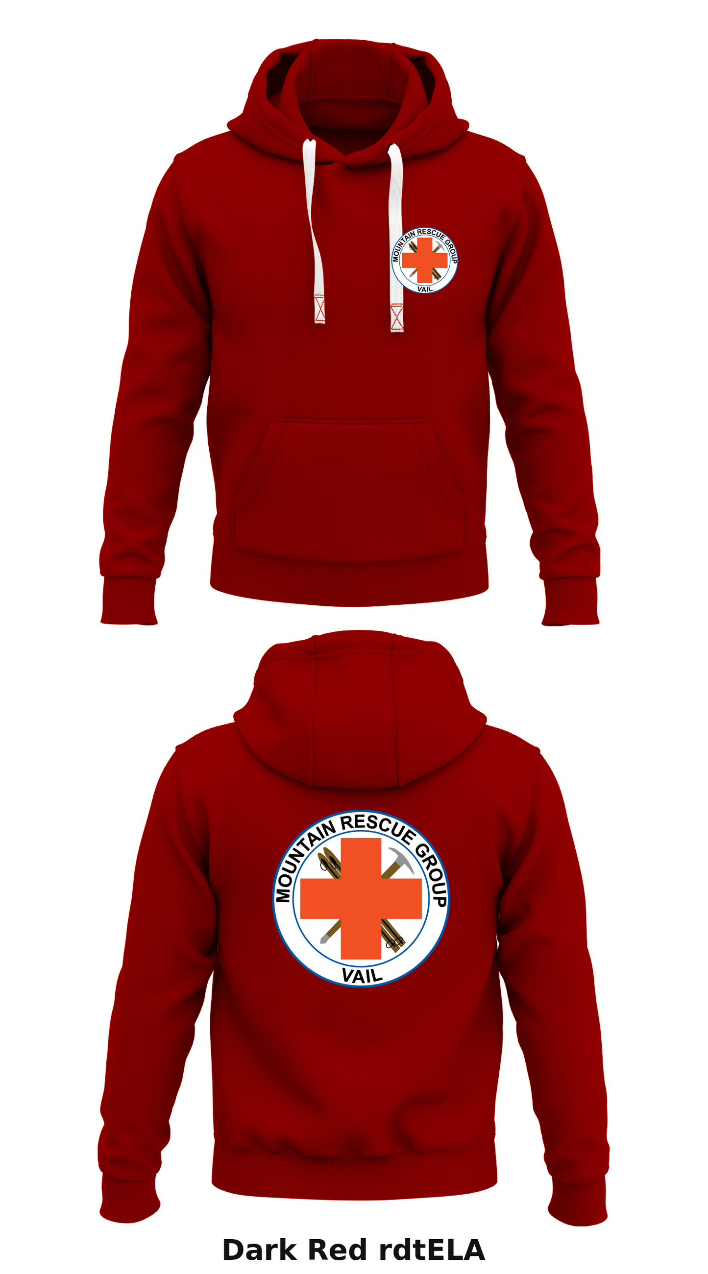 Vail Mountain Rescue Group Store 1 Core Men's Hooded Performance Sweatshirt - rdtELA