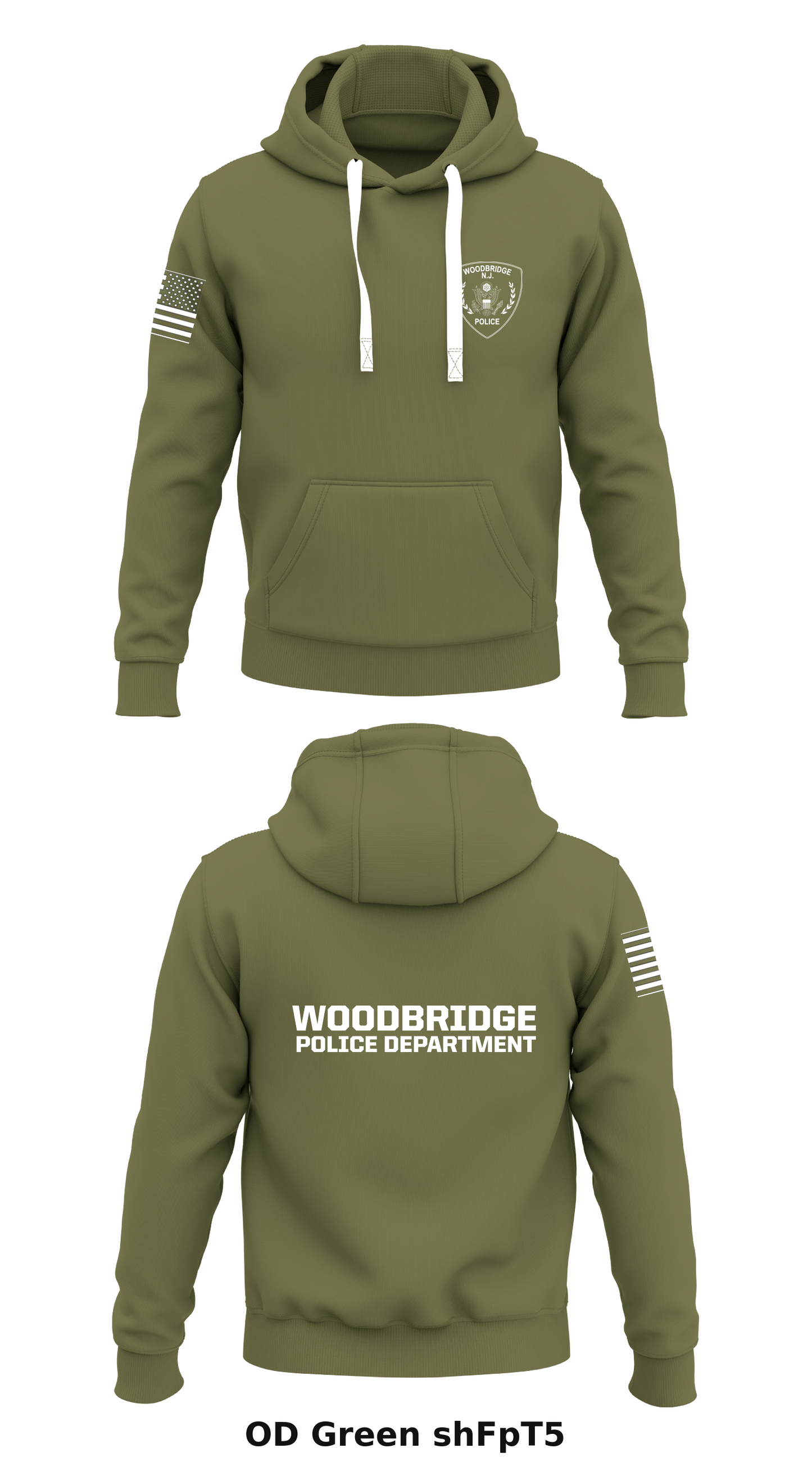 Woodbridge Police Department Store 1 Core Men's Hooded Performance Sweatshirt - shFpT5