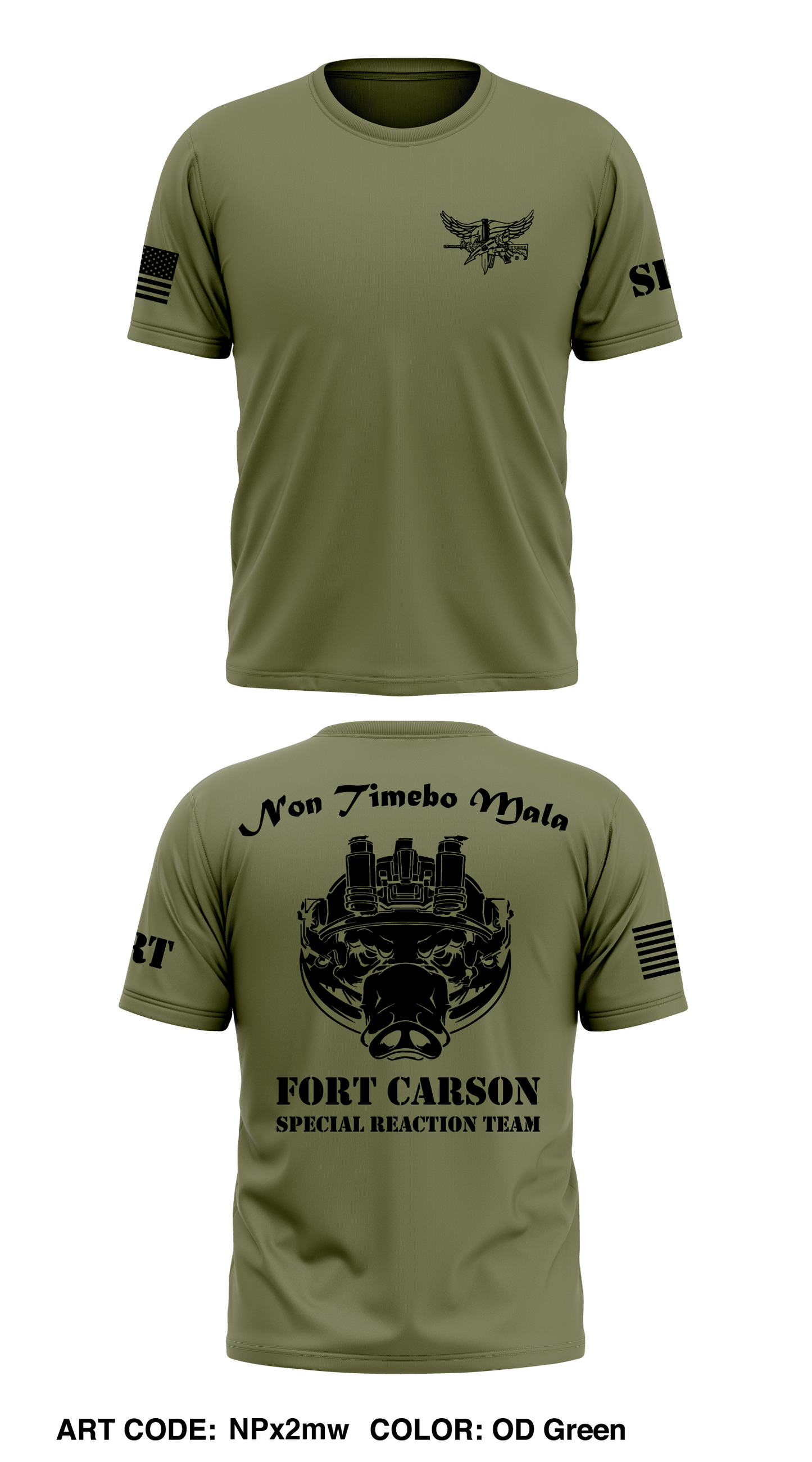 Fort Carson Special Reaction Team Store 1 Core Men's SS Performance Tee - NPx2mw