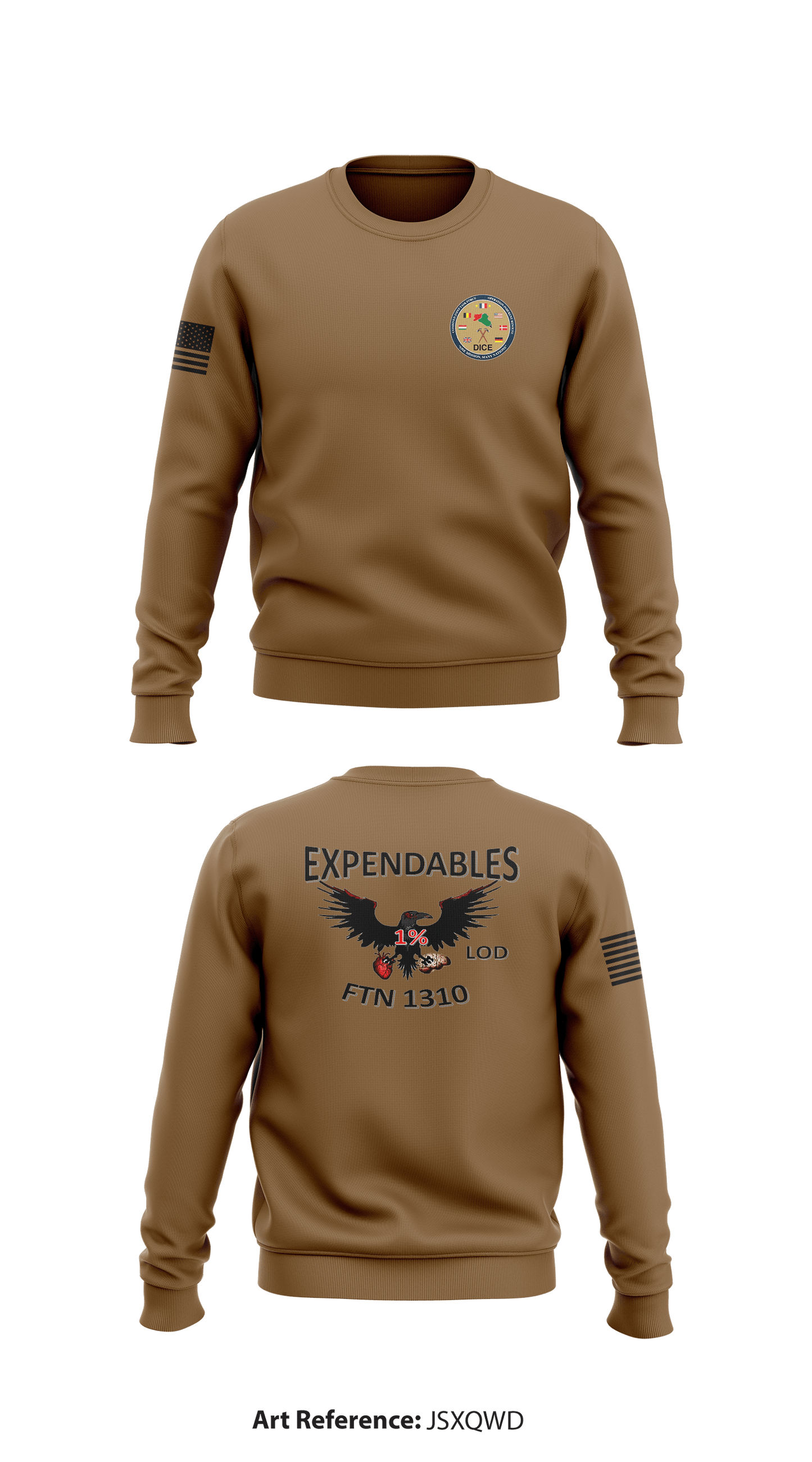 FTN 1310 Core Men's Crewneck Performance Sweatshirt - JsXQwD