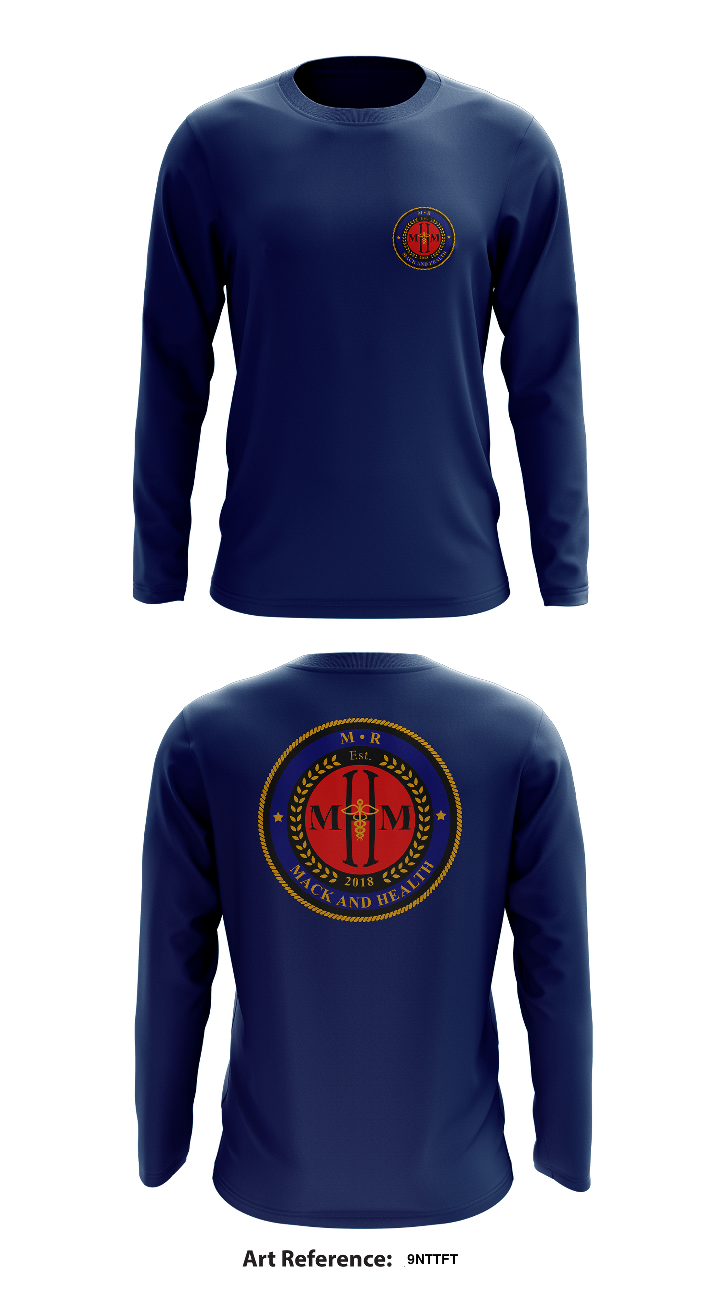 M.R. Mack & Health Store 1 Core Men's LS Performance Tee - 9ntTFt