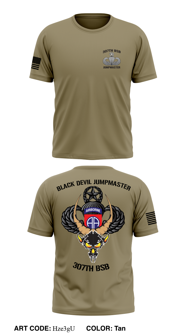 307th BSB, 1 BCT, 82 ABN DIV Store 1 Core Men's SS Performance Tee - Hze3gU