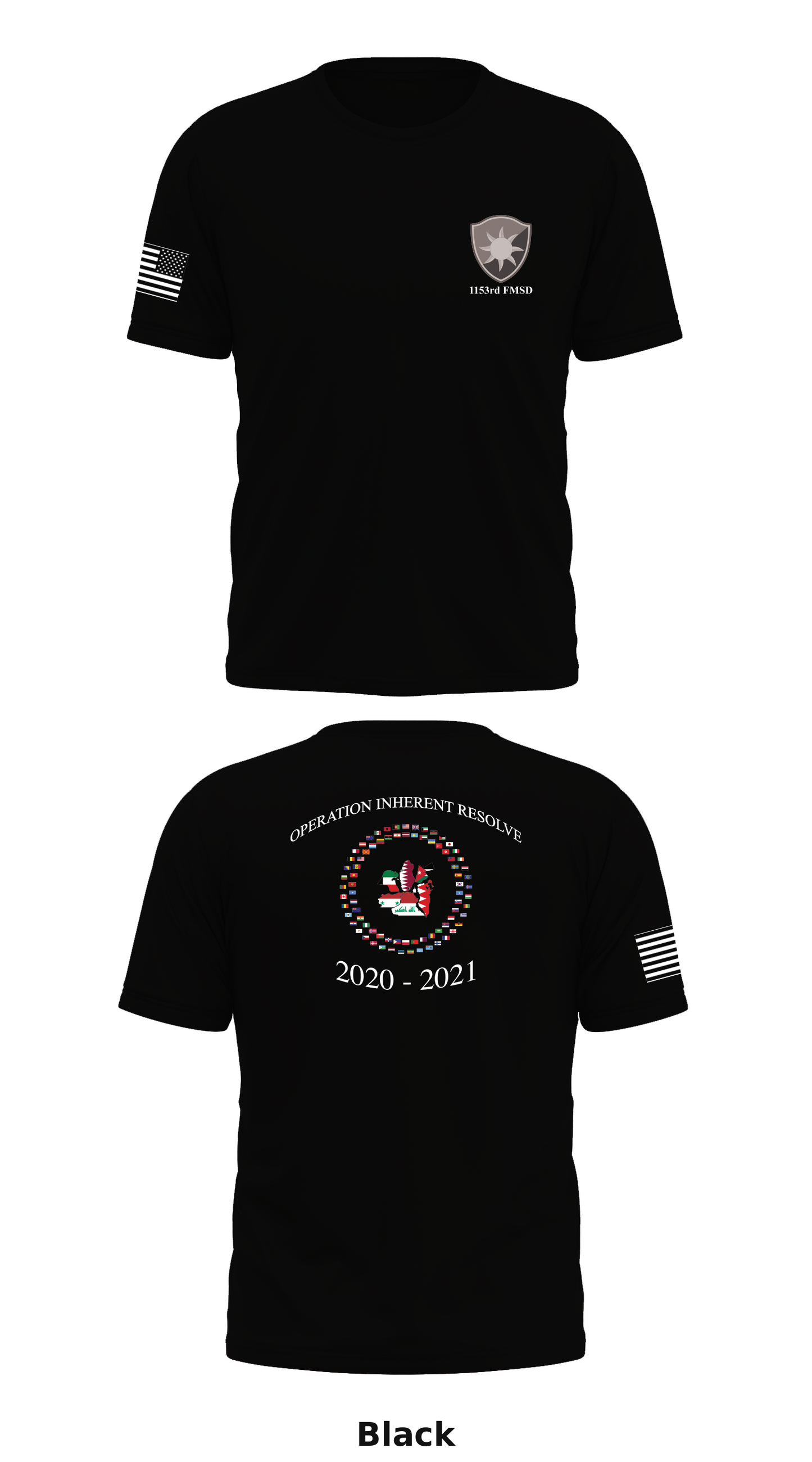 1153rd FMSD Store 1 Core Men's SS Performance Tee - 82052369123